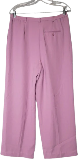 90s Karen Scott Lavender Trouser Slacks Size 12 Short By Karen Scott - Image 2