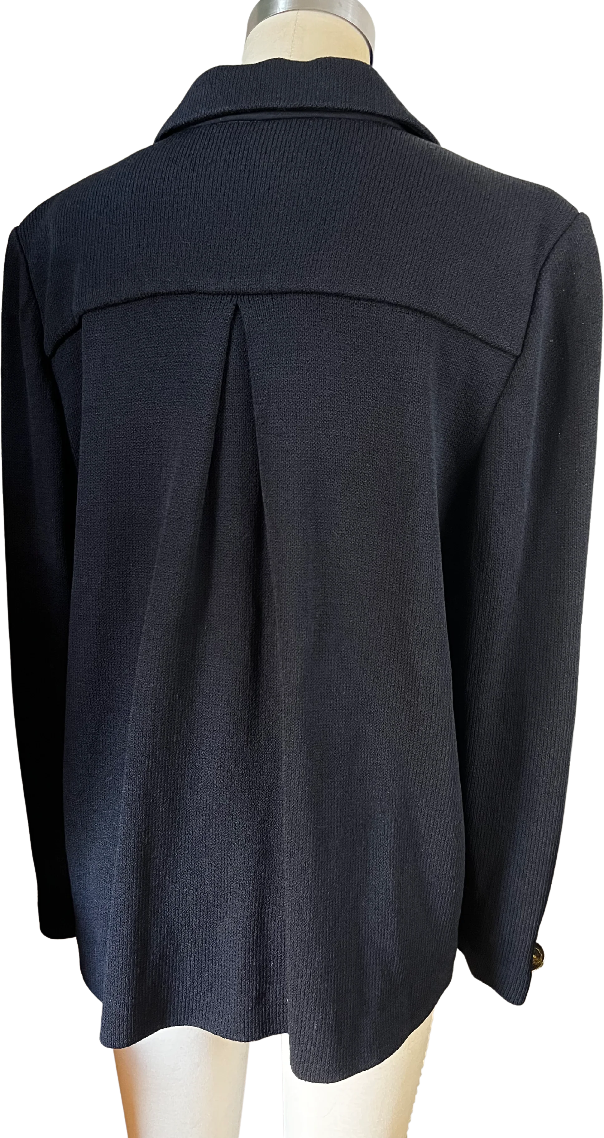 90s Knit Long Sleeve Nautical Preppy Cardigan By St. John Collection by Marie Gray - Image 2