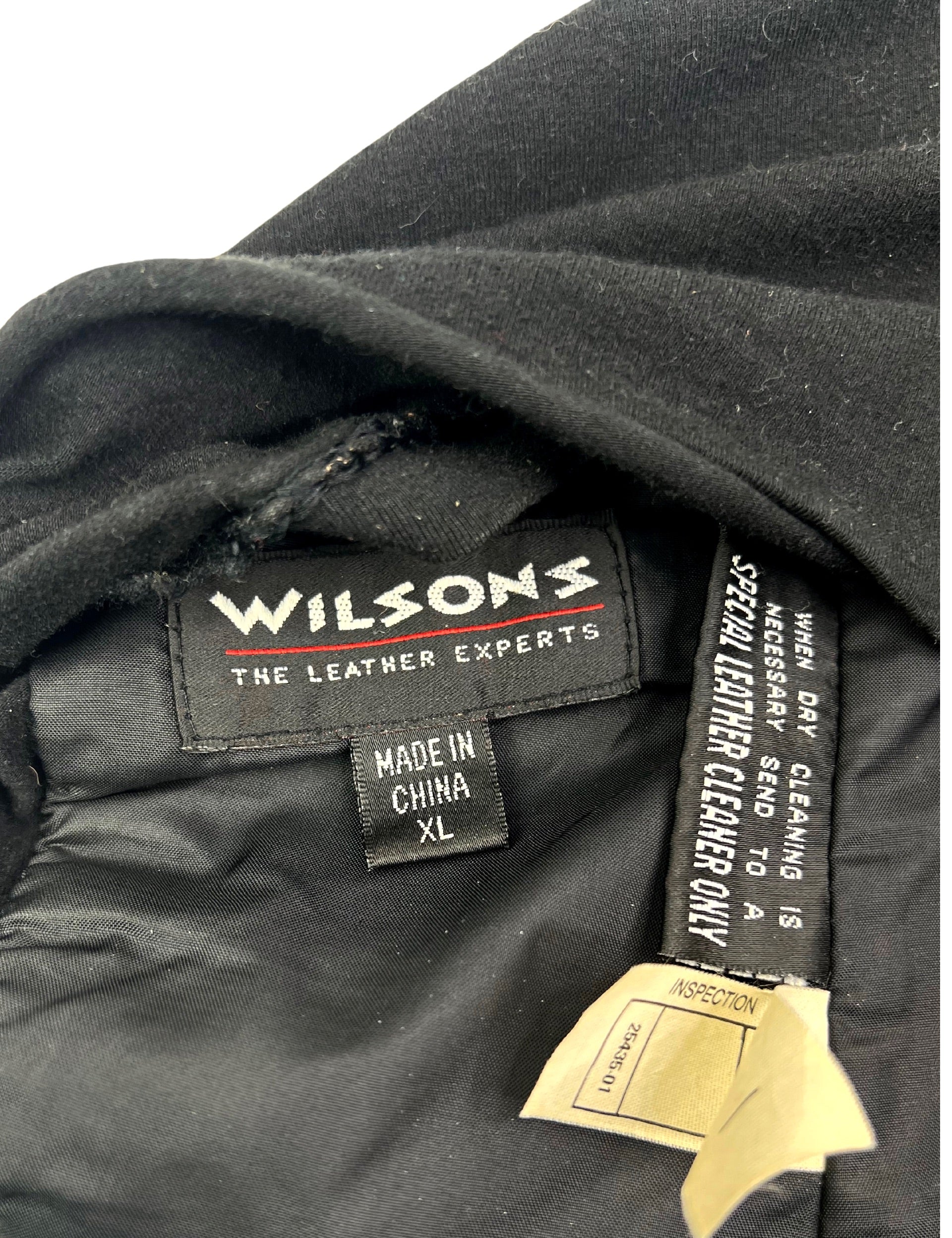 90s Leather Biker Zip Up Halter Corset Vest By Wilsons Leather - Image 6