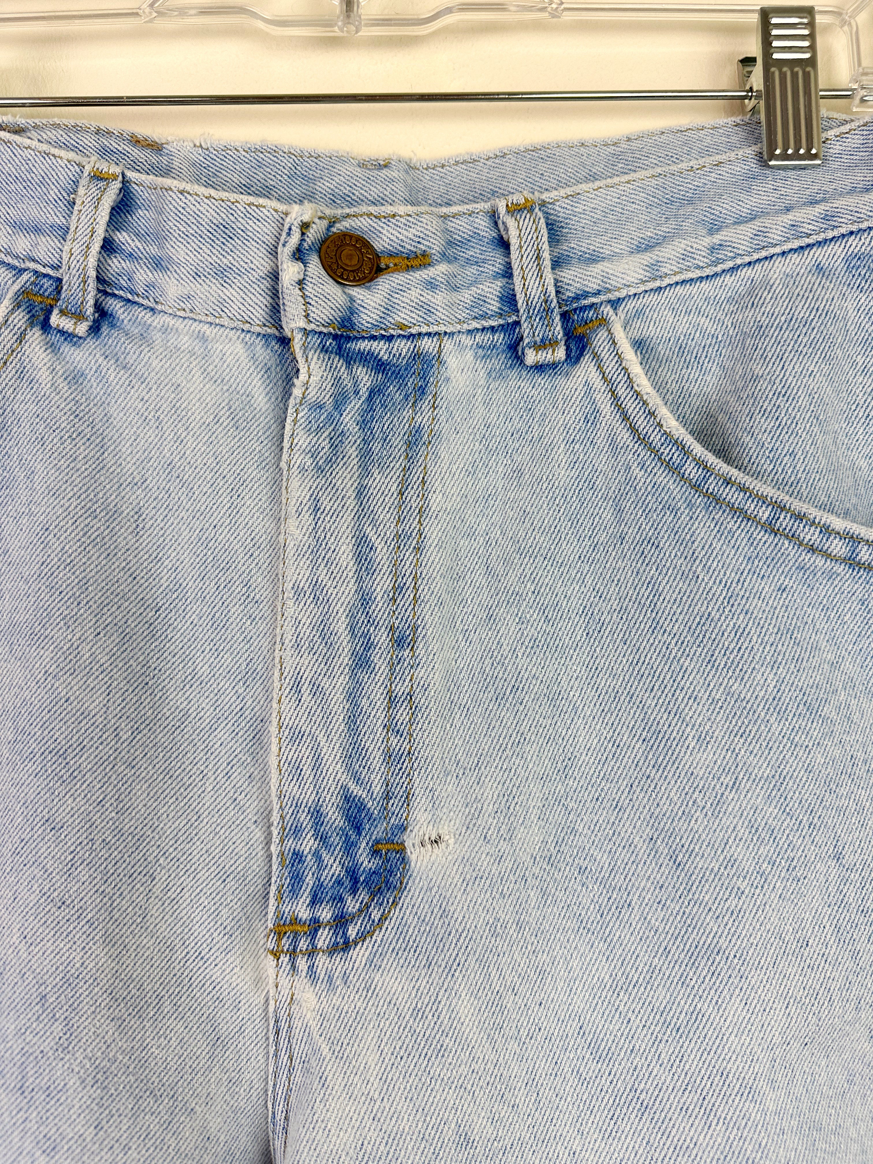 90s Lee Vintage High Waisted Jean Shorts By Lee - Image 5