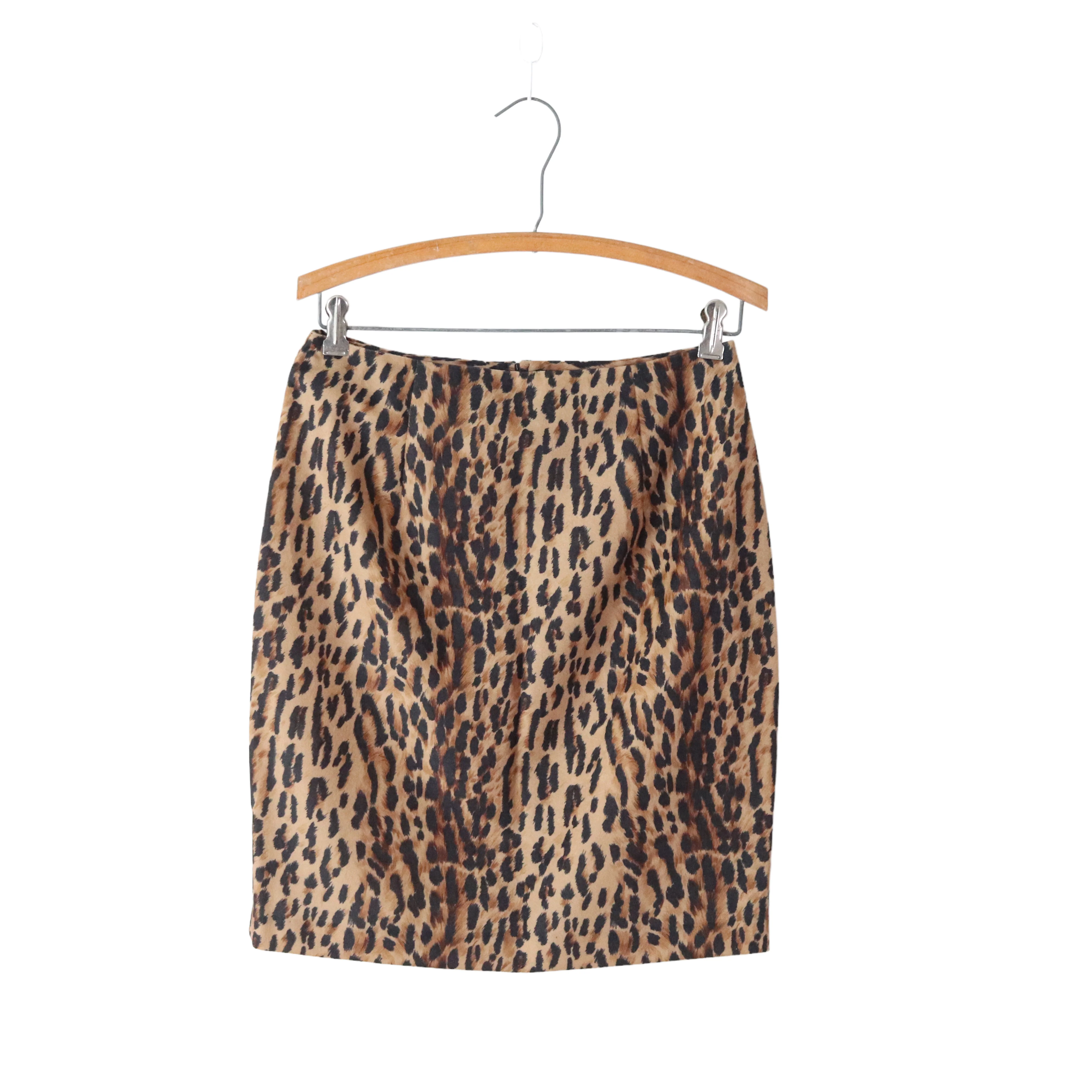 90s Leopard Colorblock Skirt Suit Set Blazer Jacket By Habits - Image 8