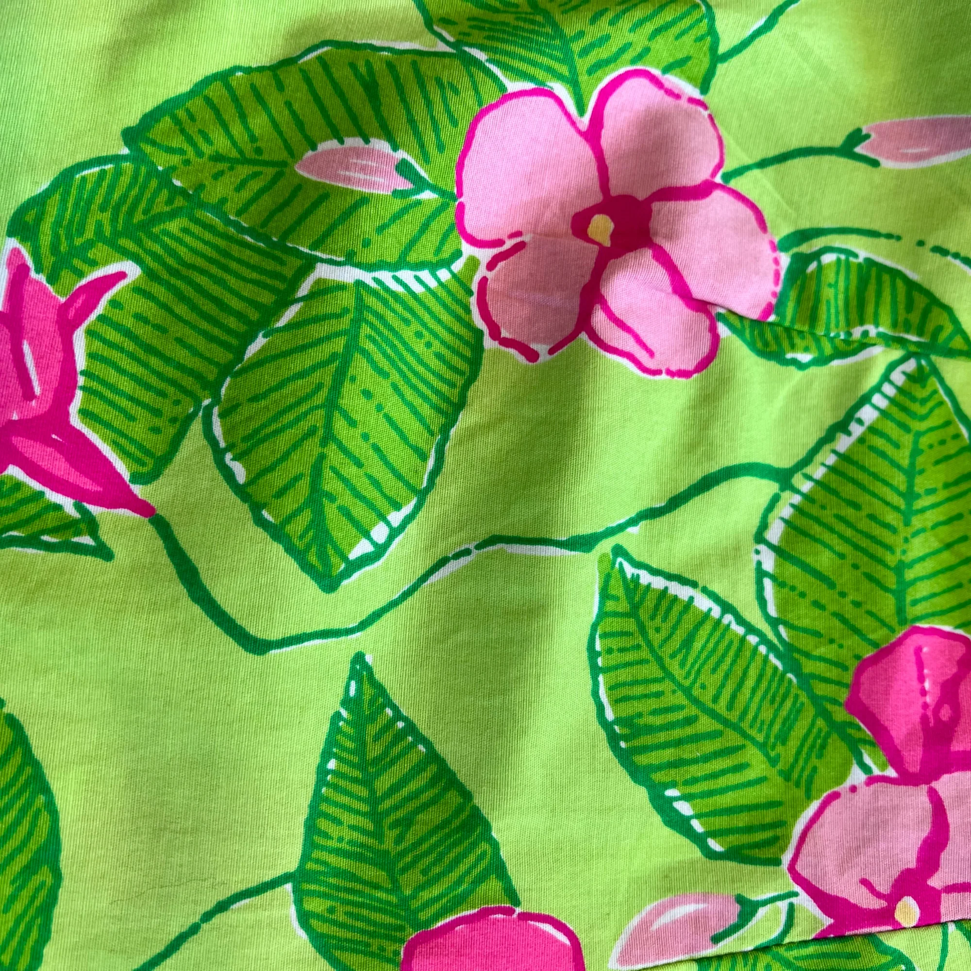 90s Lilly Pulitzer Floral Print Cropped Pants By Lilly Pulitzer - Image 3