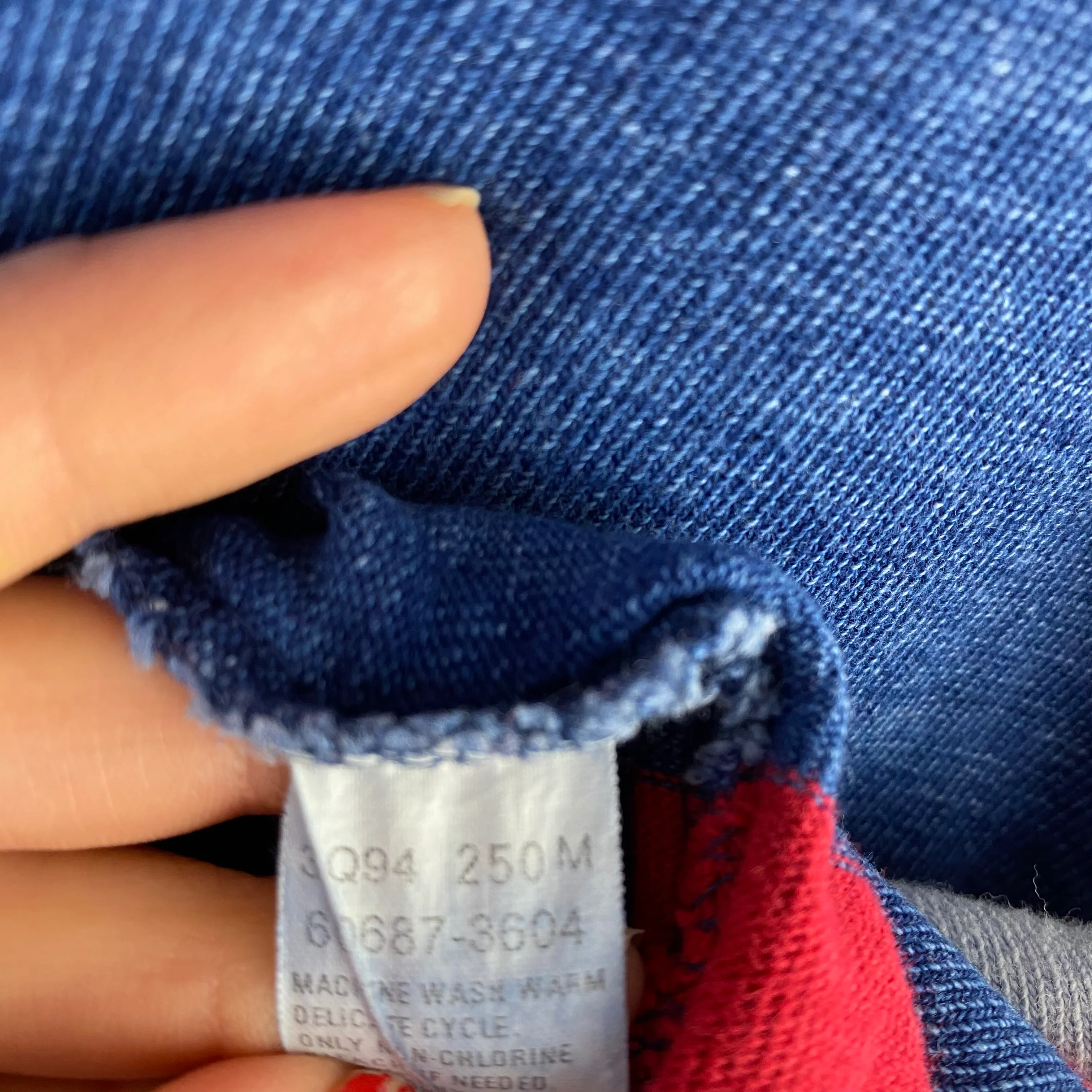 90s Long Sleeve Striped Levi's Polo Pullover Shirt By Levi's - Image 5