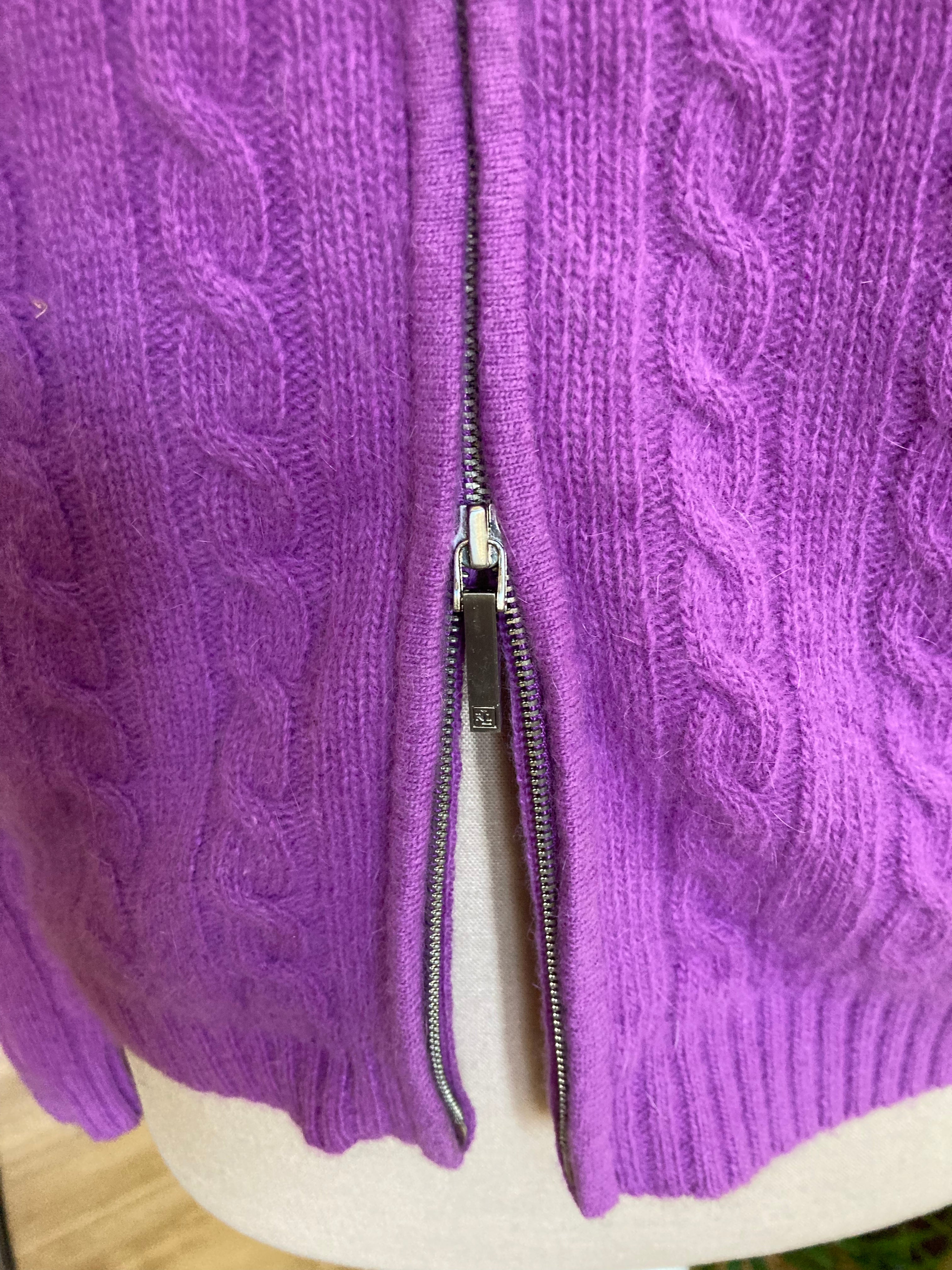 90s Luscious Soft Purple Sweater By Lauren Ralph Lauren - Image 5