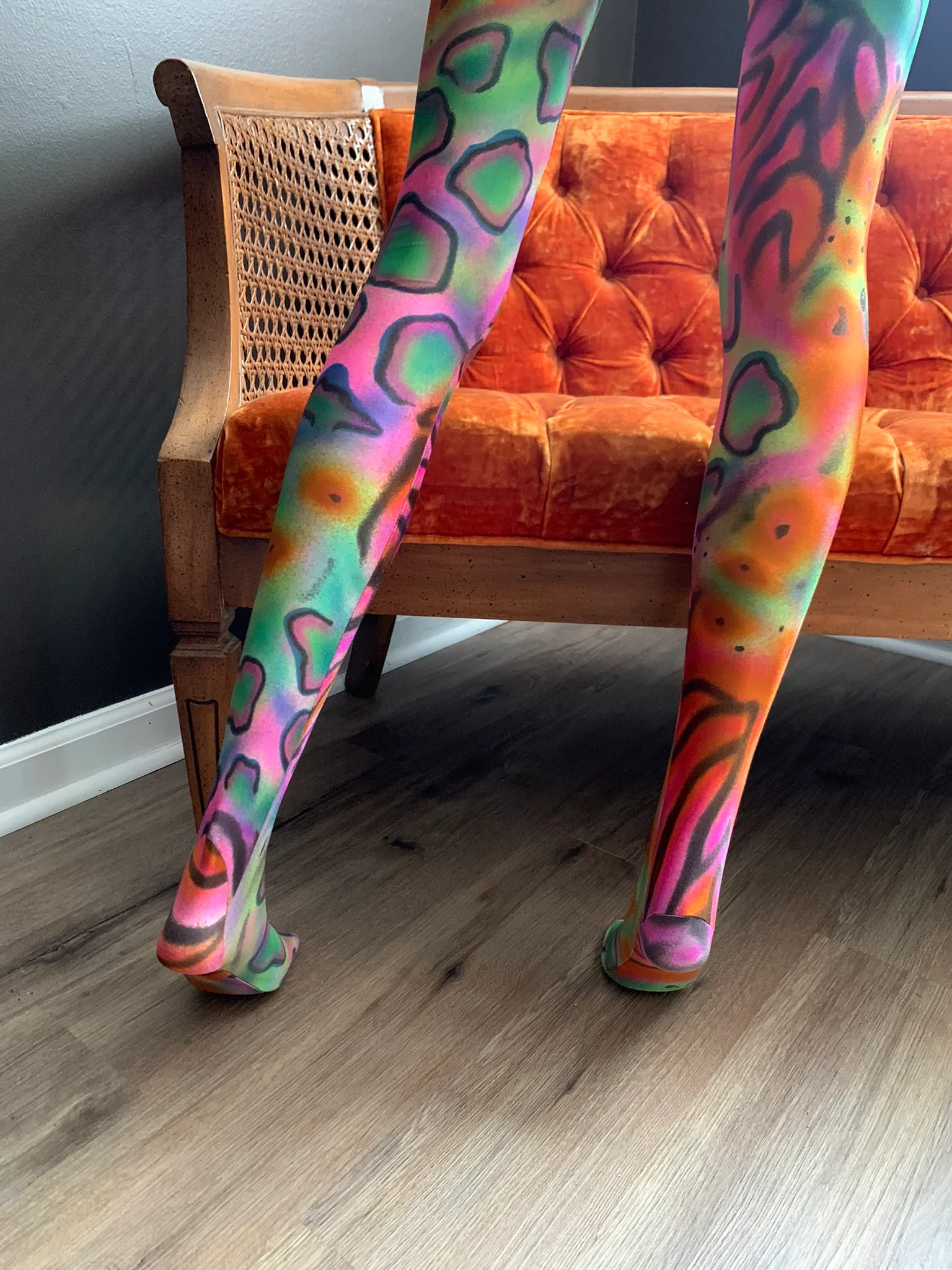 90s Luxe Multicolor Catsuit By Christian Lacroix - Image 6