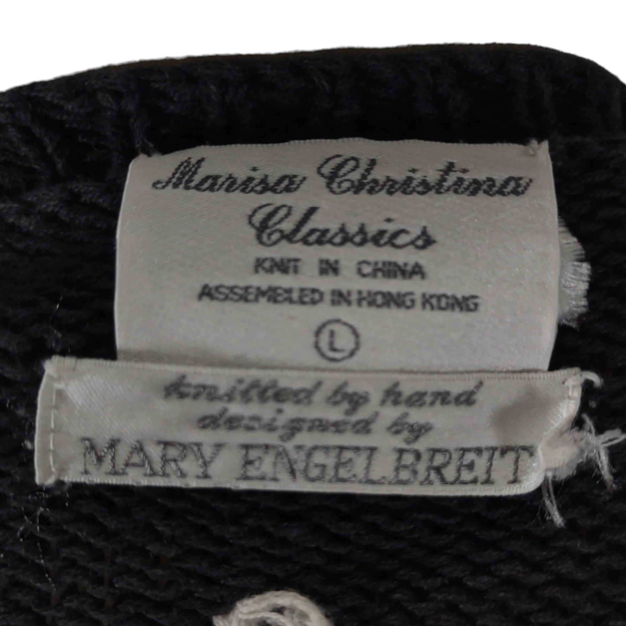 90s Mary Engelbreit Christmas Sweater Santa Reindeer By Marisa Christina - Image 12