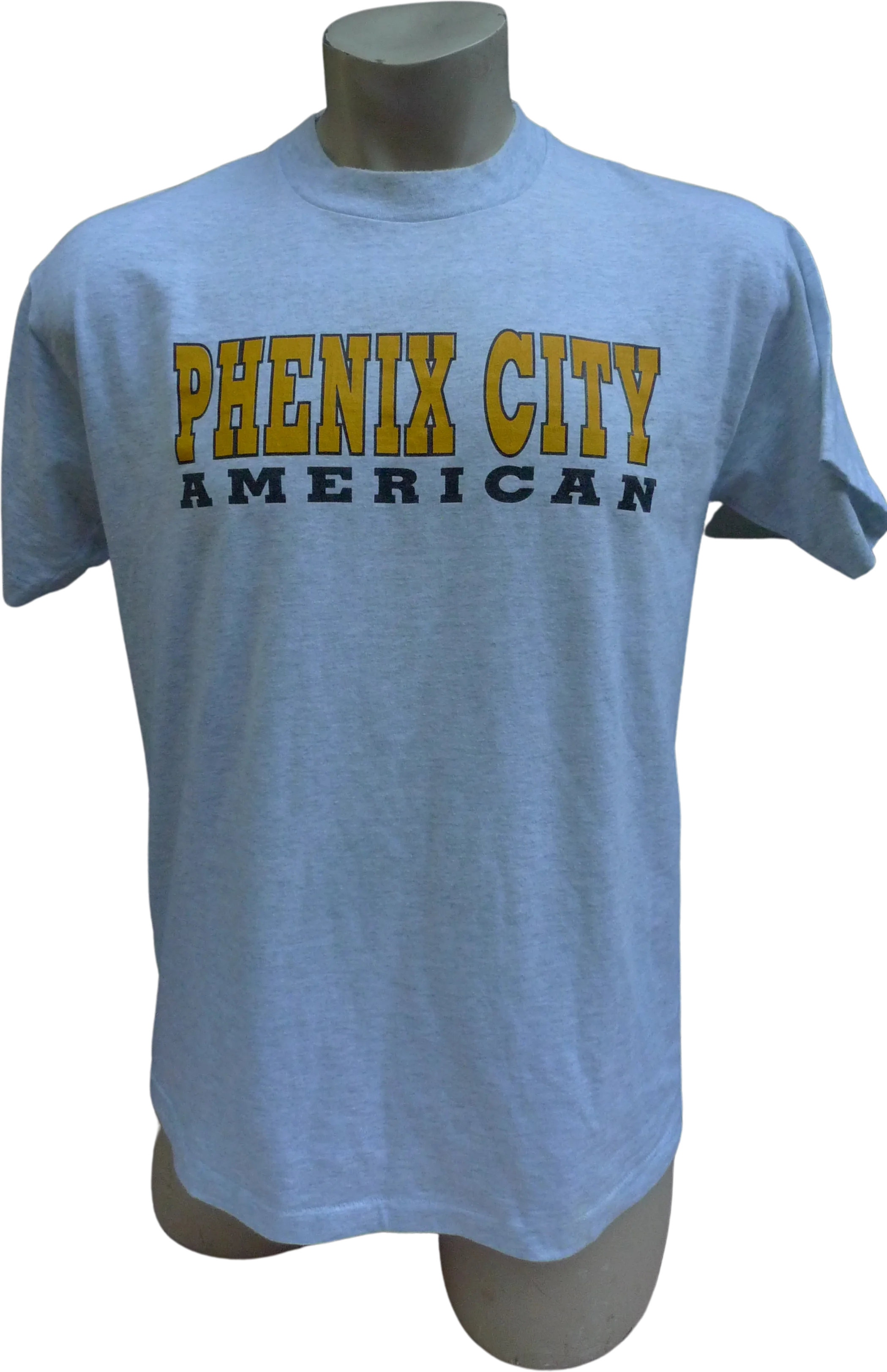 90s Mens 44 * 1995 Phenix City Alabama Baseball Shirt By Fruit of The Loom