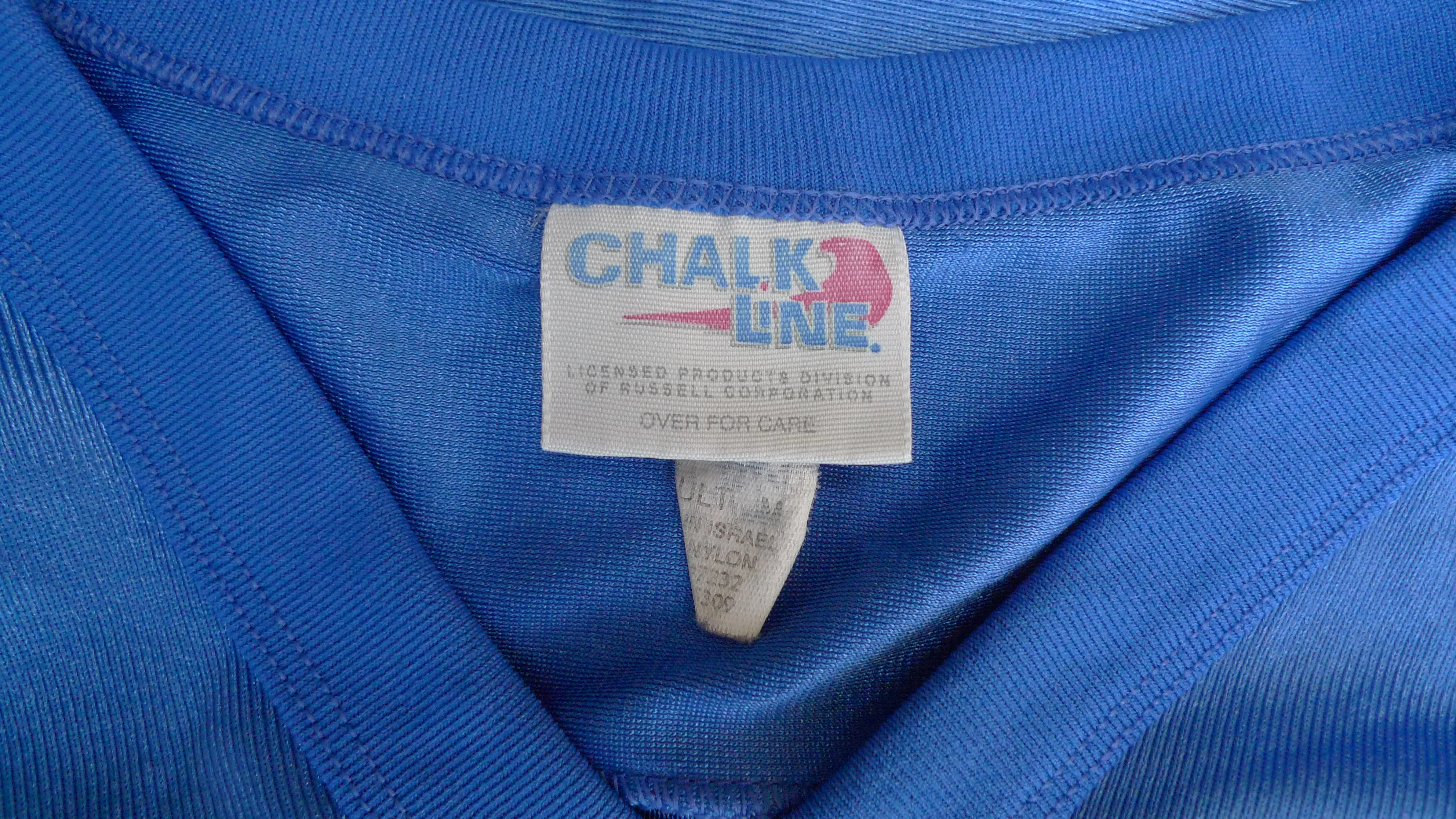 90s Mens 44 * Vintage 1990 Buffalo Bills Satin Jersey By Chalk Line - Image 3