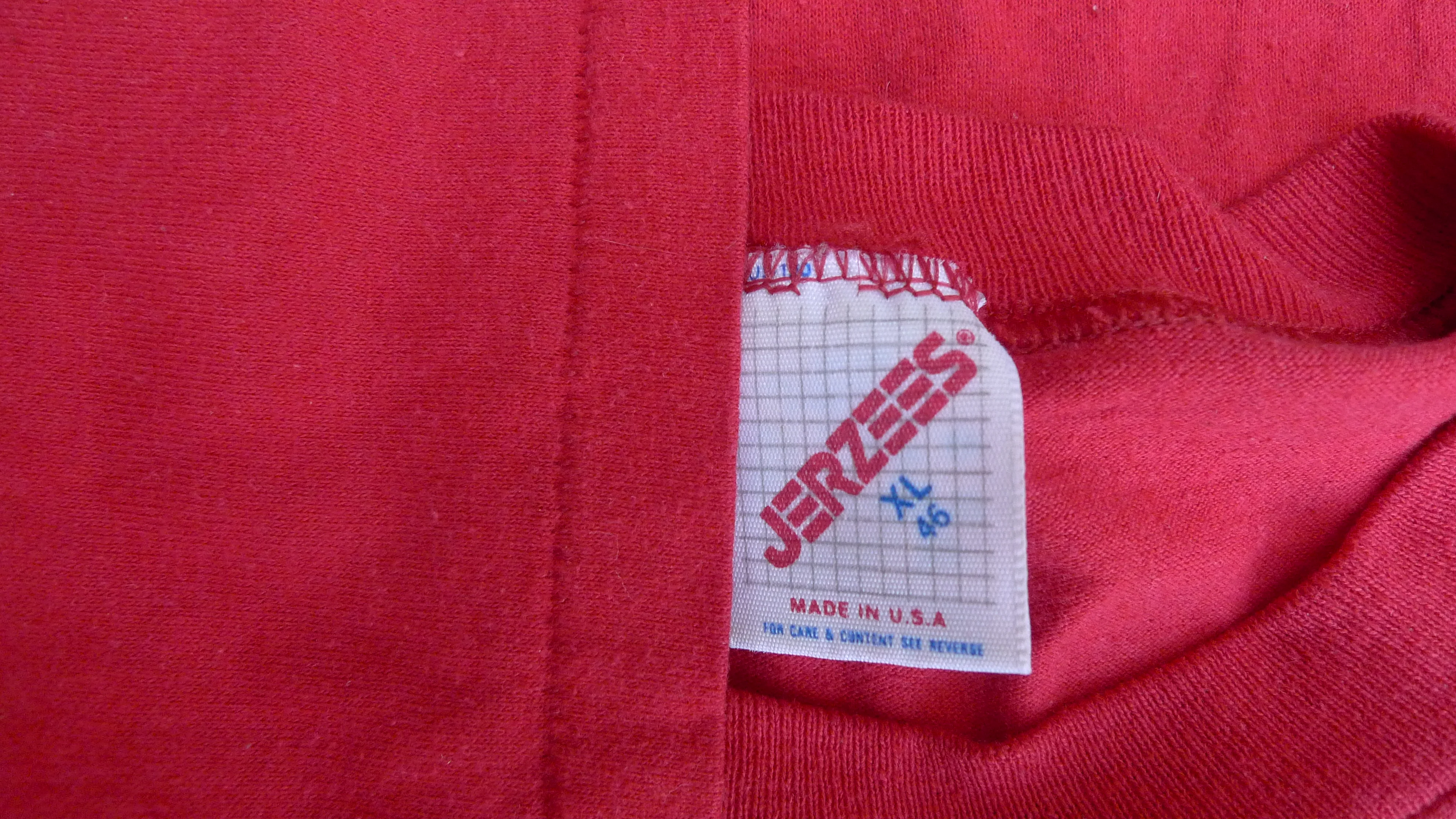90s Mens 47 * 1990 Cincinnati Reds Single Stitch Shirt By Jerzees - Image 4