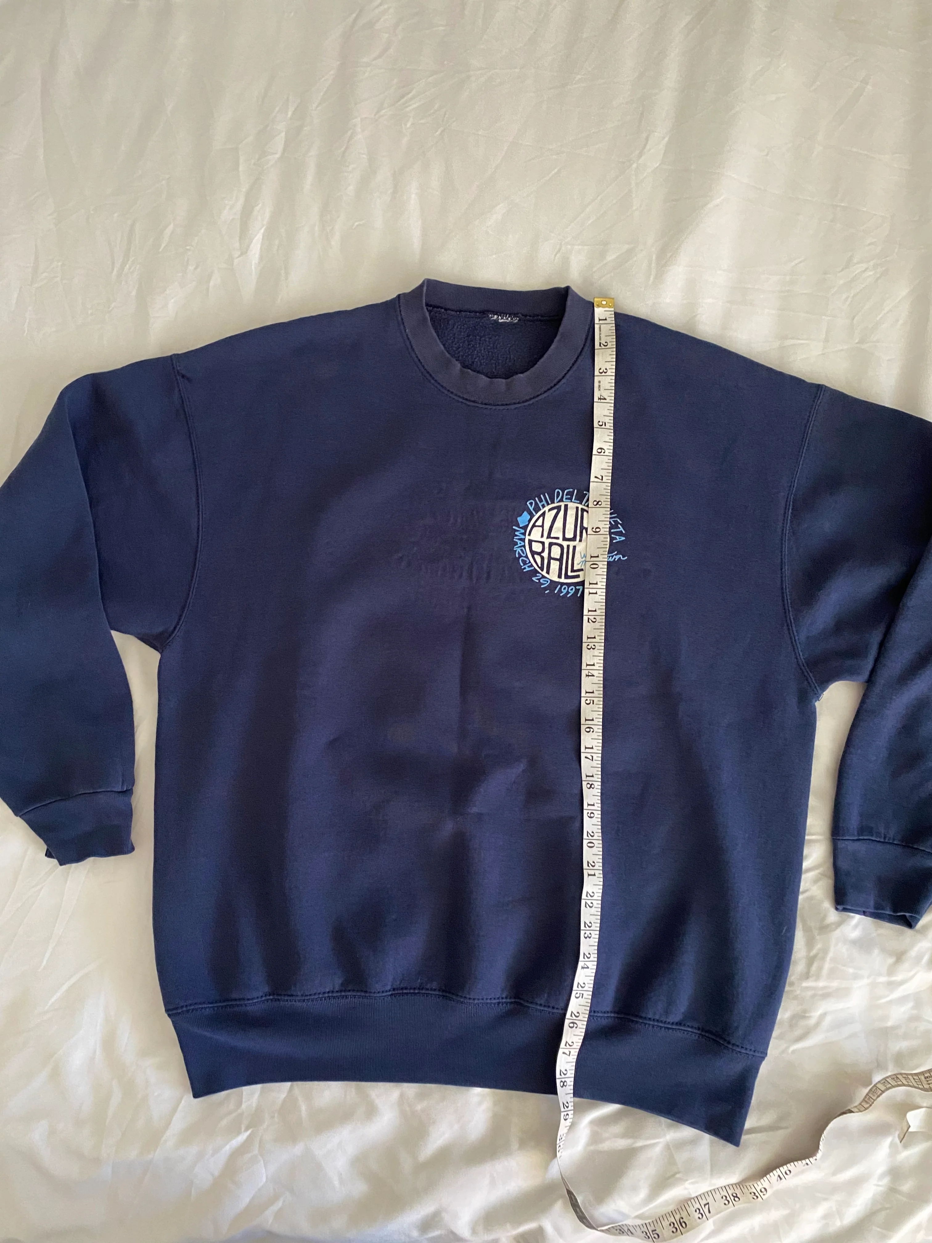 90s Mens Phi Delta Theta Fraternity Sweatshirt - Image 7