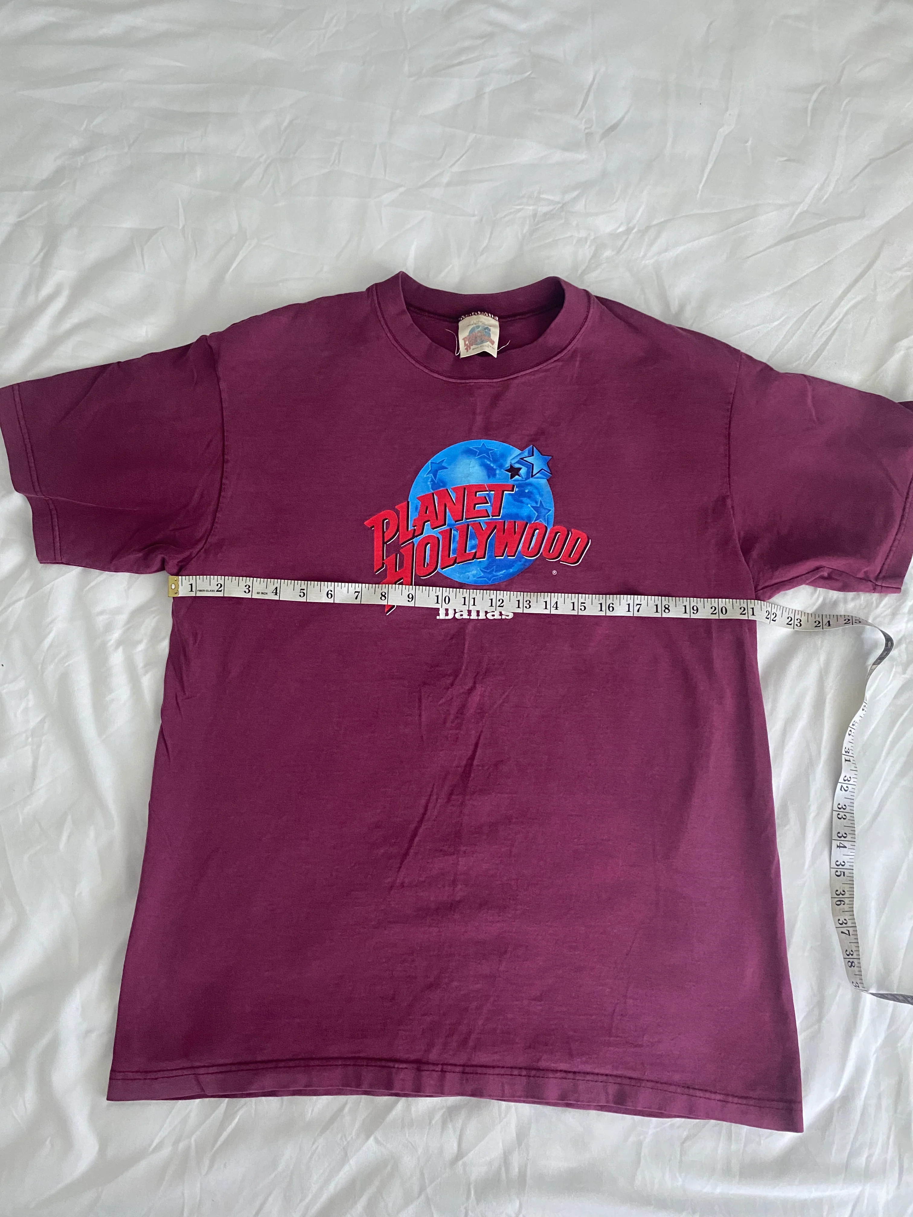 90s Mens Planet Hollywood Dallas T-shirt By Planet Hollywood - Image 5