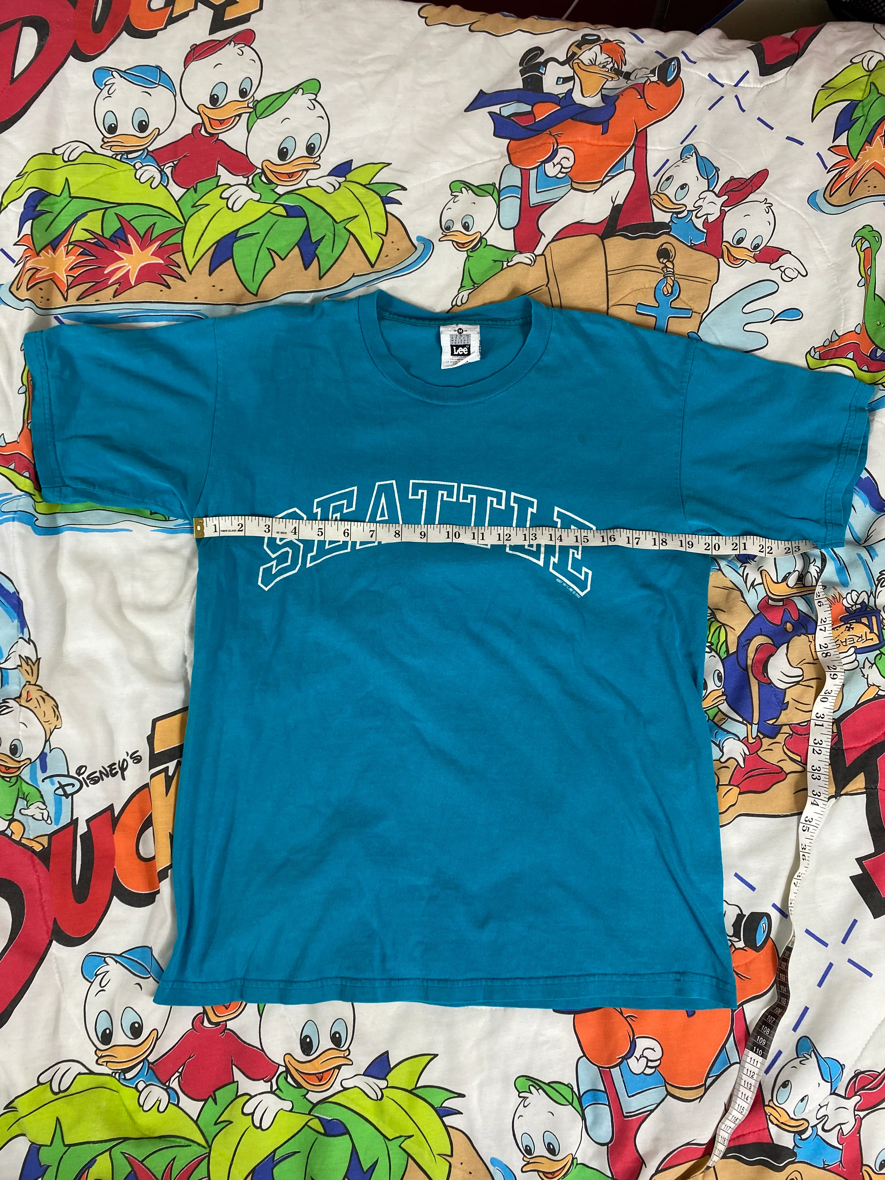 90s Mens Seattle T-shirt By Lee - Image 7