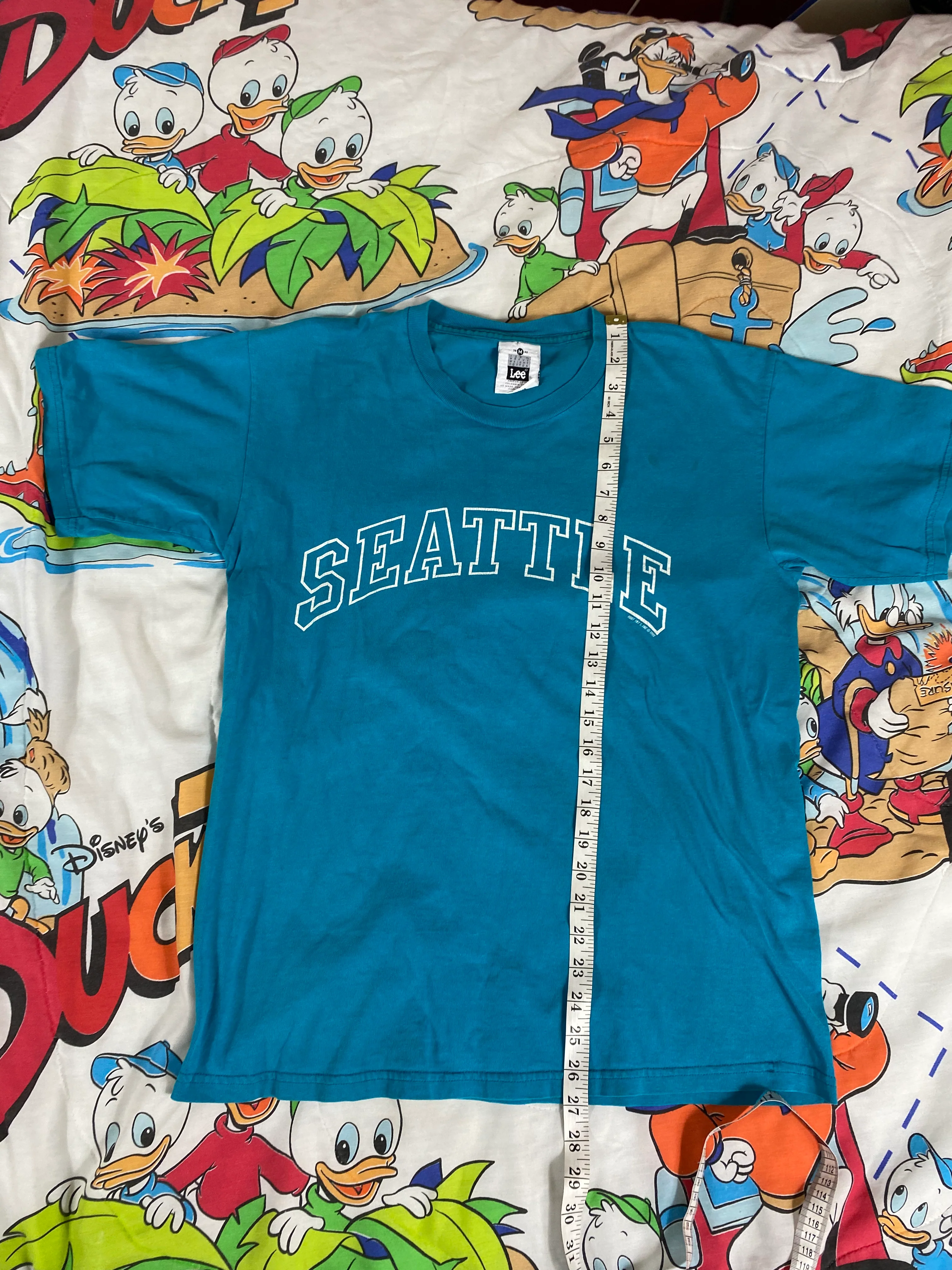 90s Mens Seattle T-shirt By Lee - Image 8
