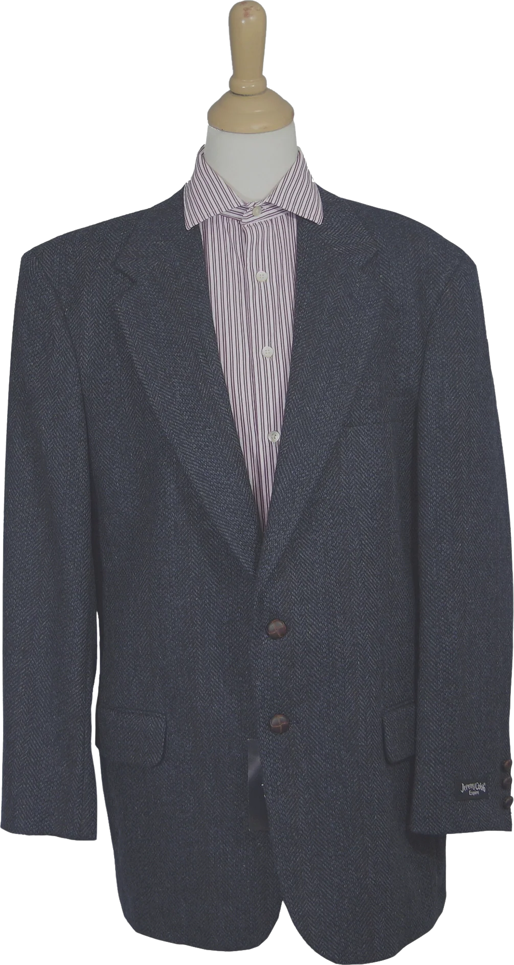 90s Men's Wool Tweed Sport Coat Blazer Size 42r Nwt By Jeremy Cobb