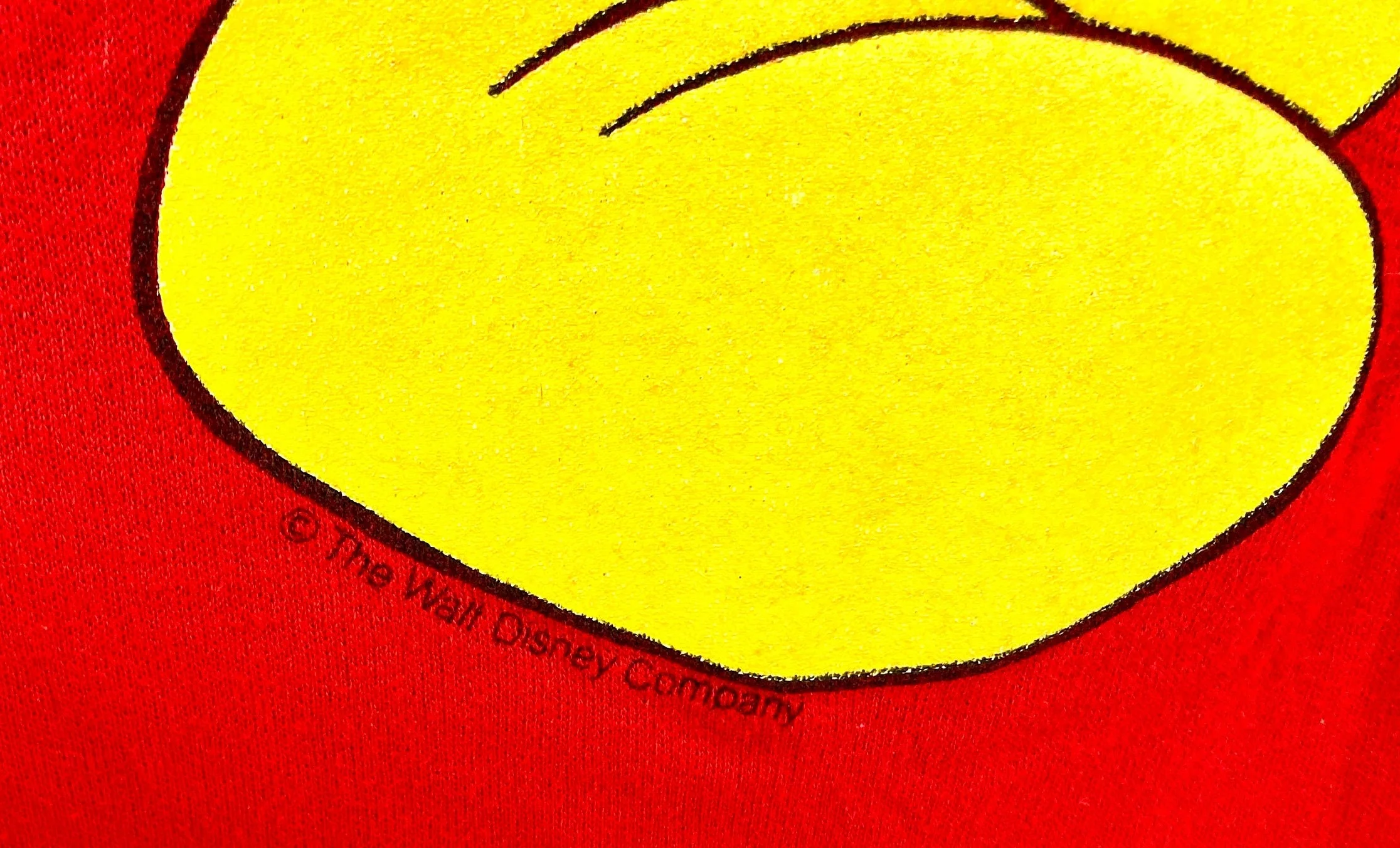 90s Mickey Mouse Sweatshirt Dress Night Shirt Sleep Nightgown Red Midi Retro Vintage Oversized Cozy Walt Disney Novelty Print by The Walt Disney Company - Image 8