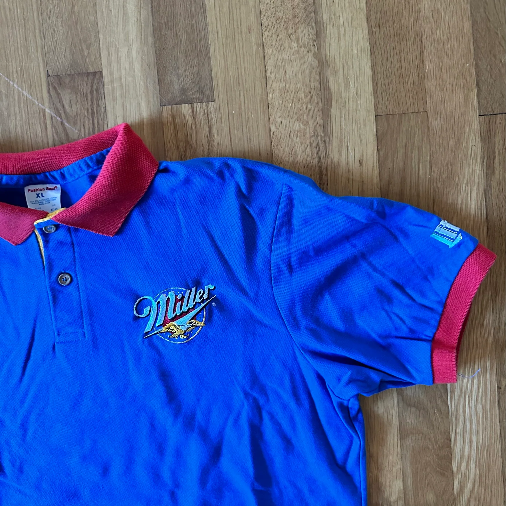 90s Miller Lite Polo Shirt By Miller Lite - Image 4