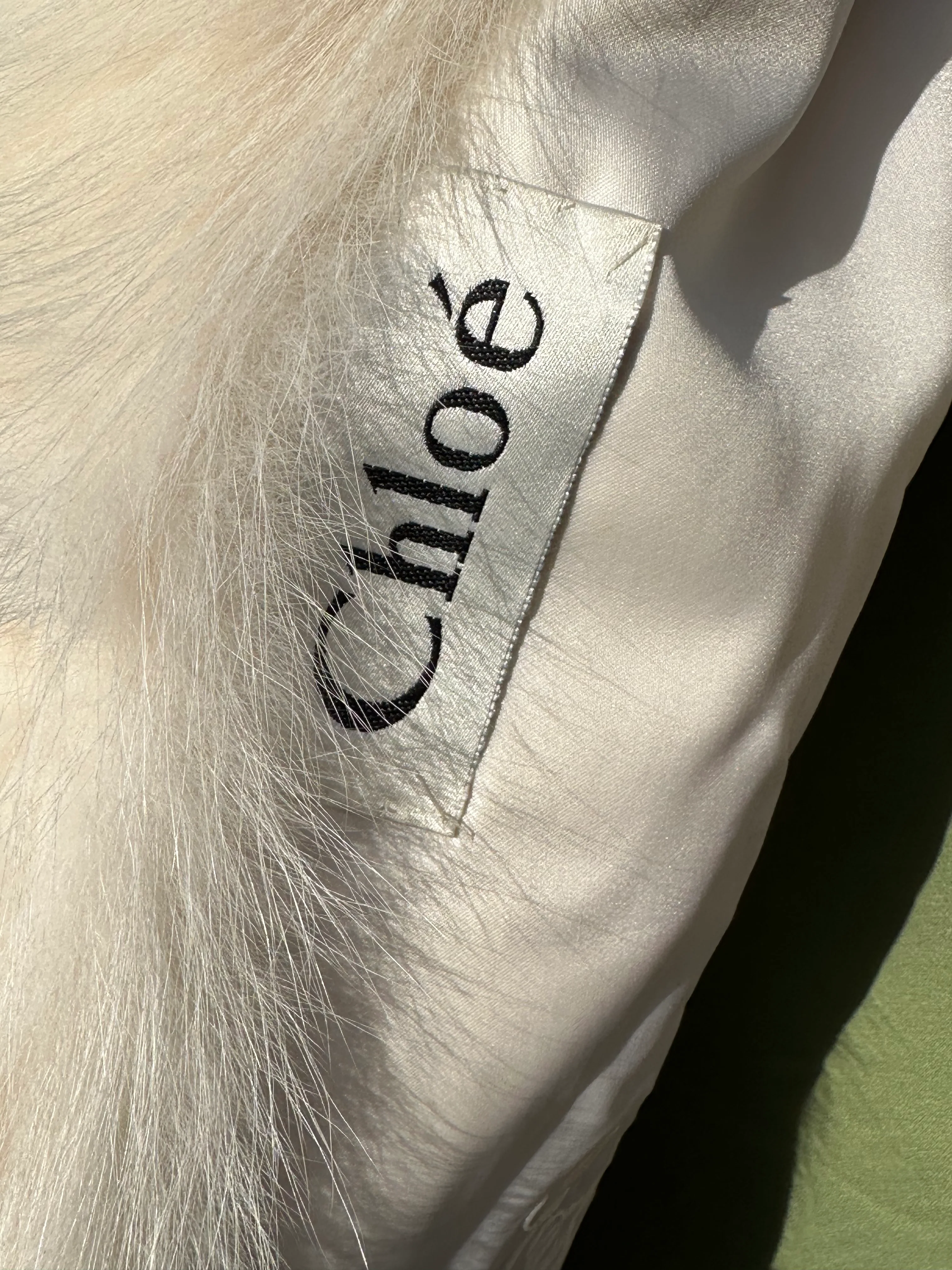 90s Mink And Fox Fur Coat Overcoat Rone Style Vintage By Chloe - Image 10