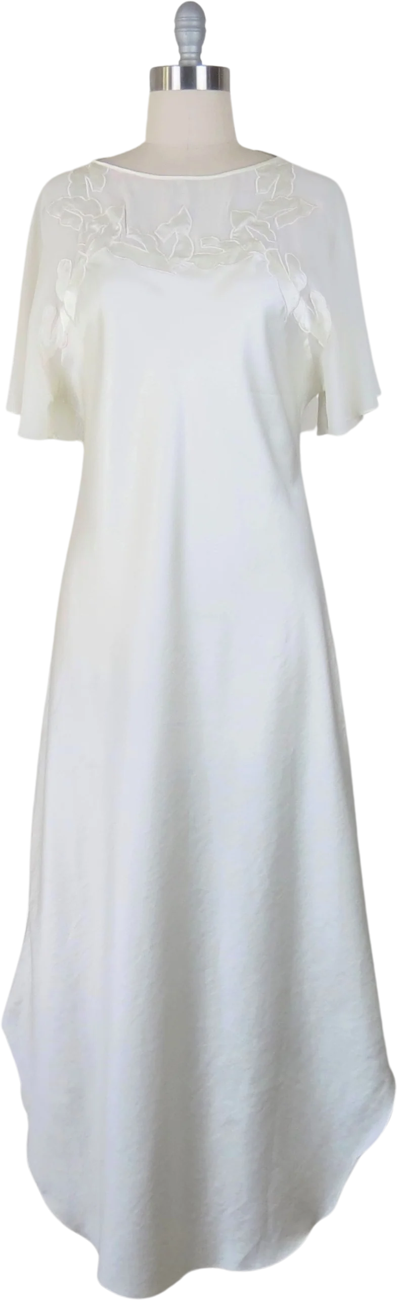 90s Natori Night Gown Slip Dress Lingerie Bridal Med By Natori