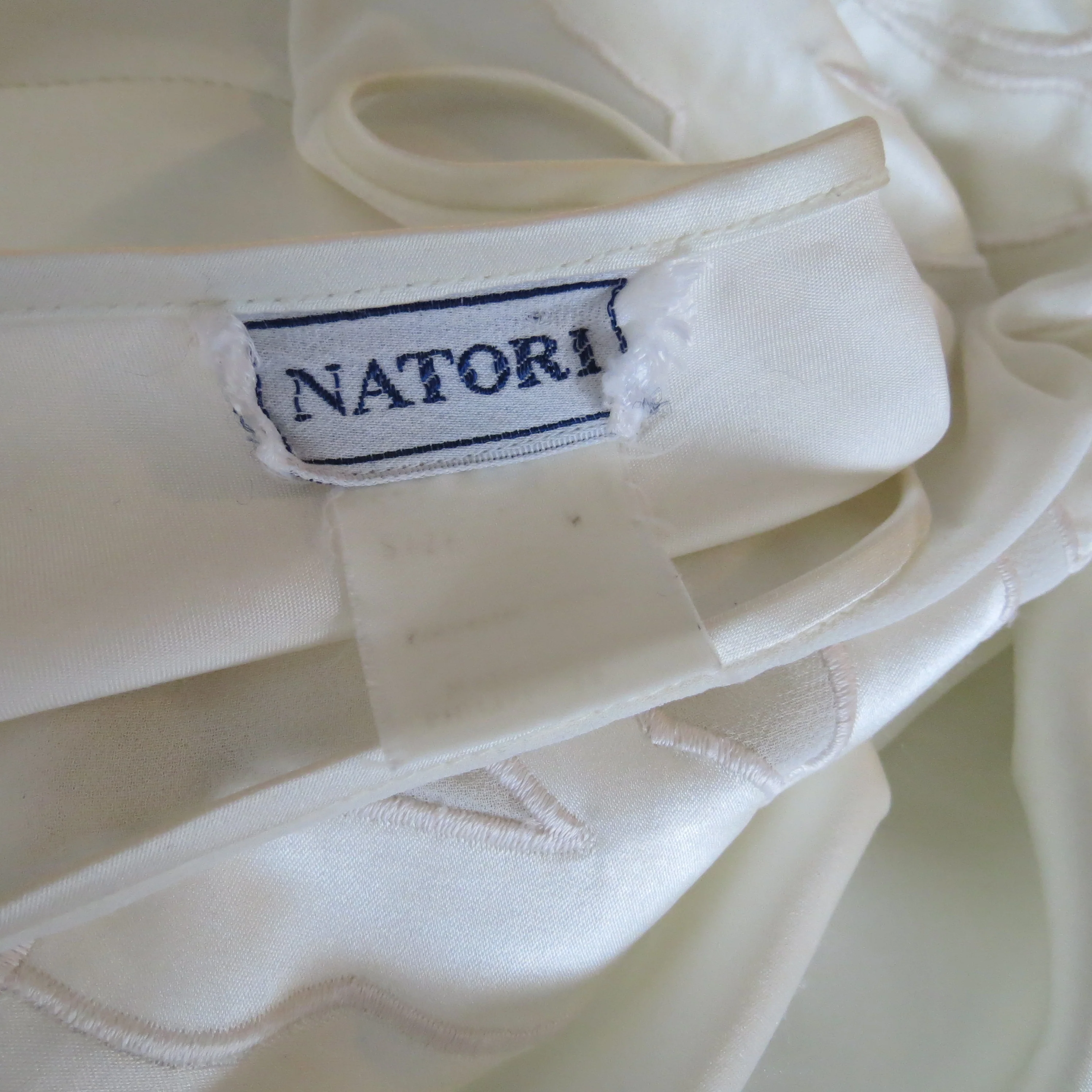 90s Natori Night Gown Slip Dress Lingerie Bridal Med By Natori - Image 7