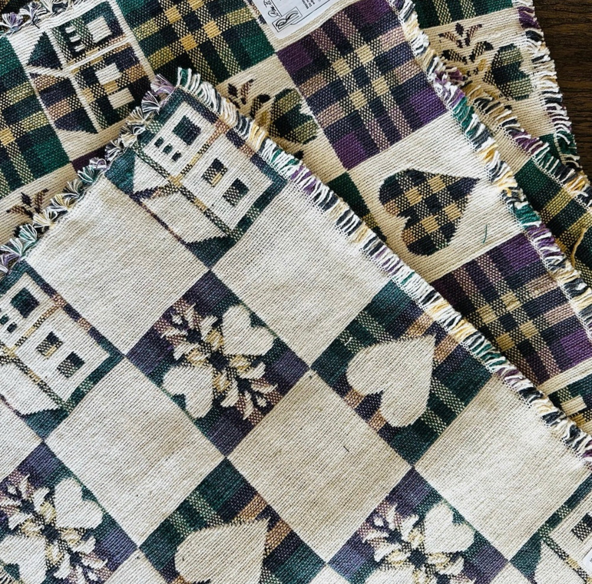 90s New Rustic Farmhouse Checkered Place Mats by Park B Smith - Image 5