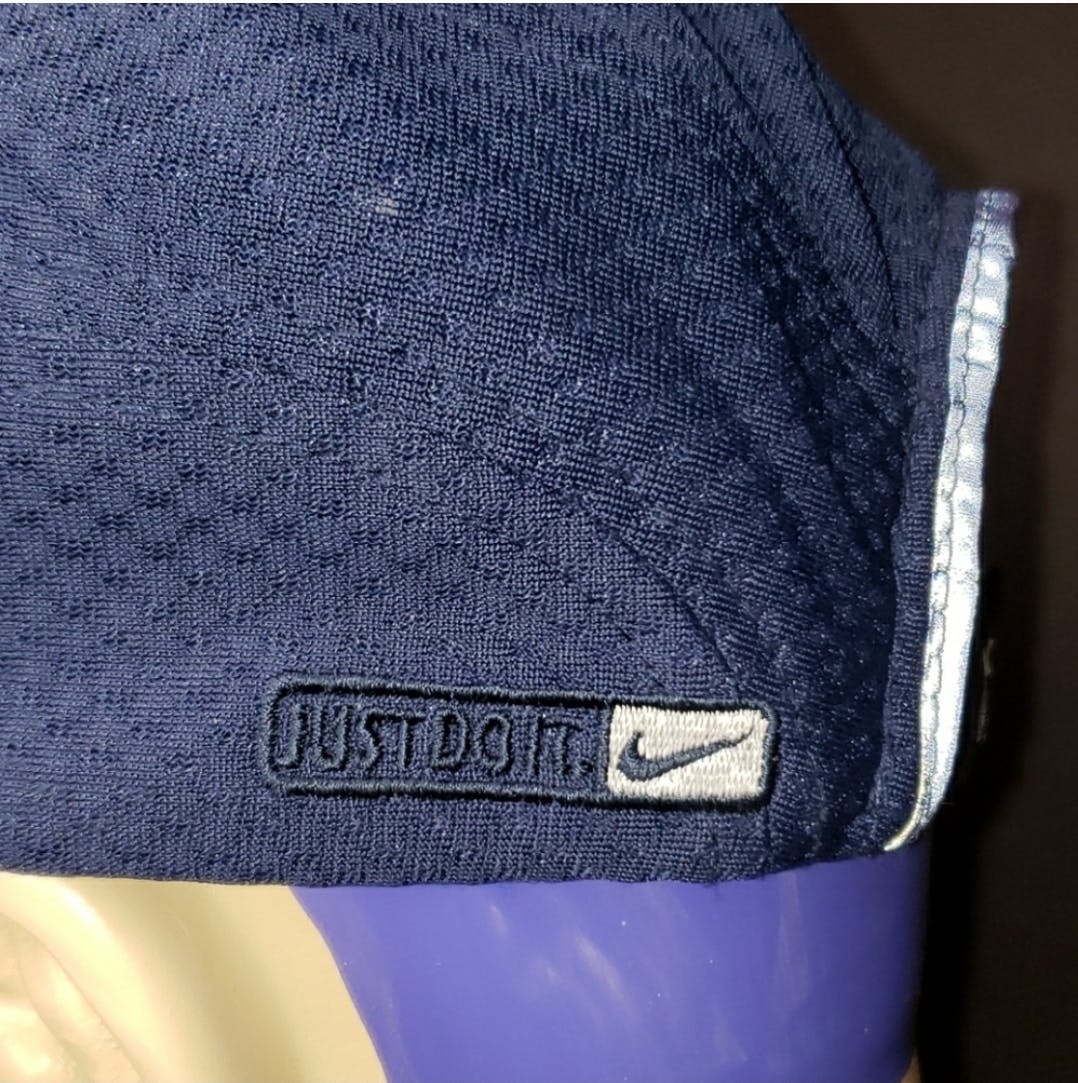 90's Dri Fit Navy Running Mesh Hat by Nike - Image 8