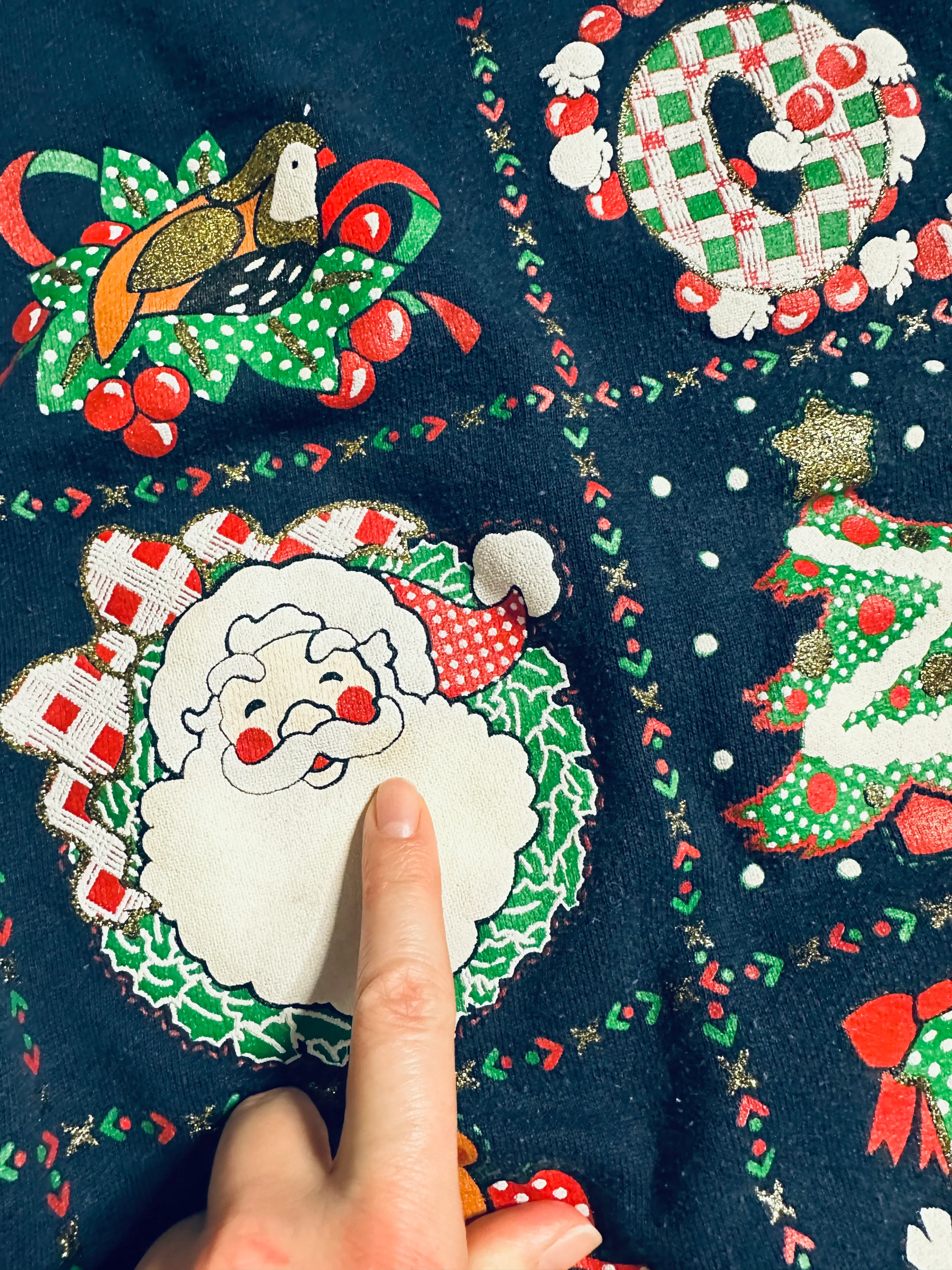 90s Noel Santa Clause Ugly Christmas Sweatshirtp By Mbc - Image 9