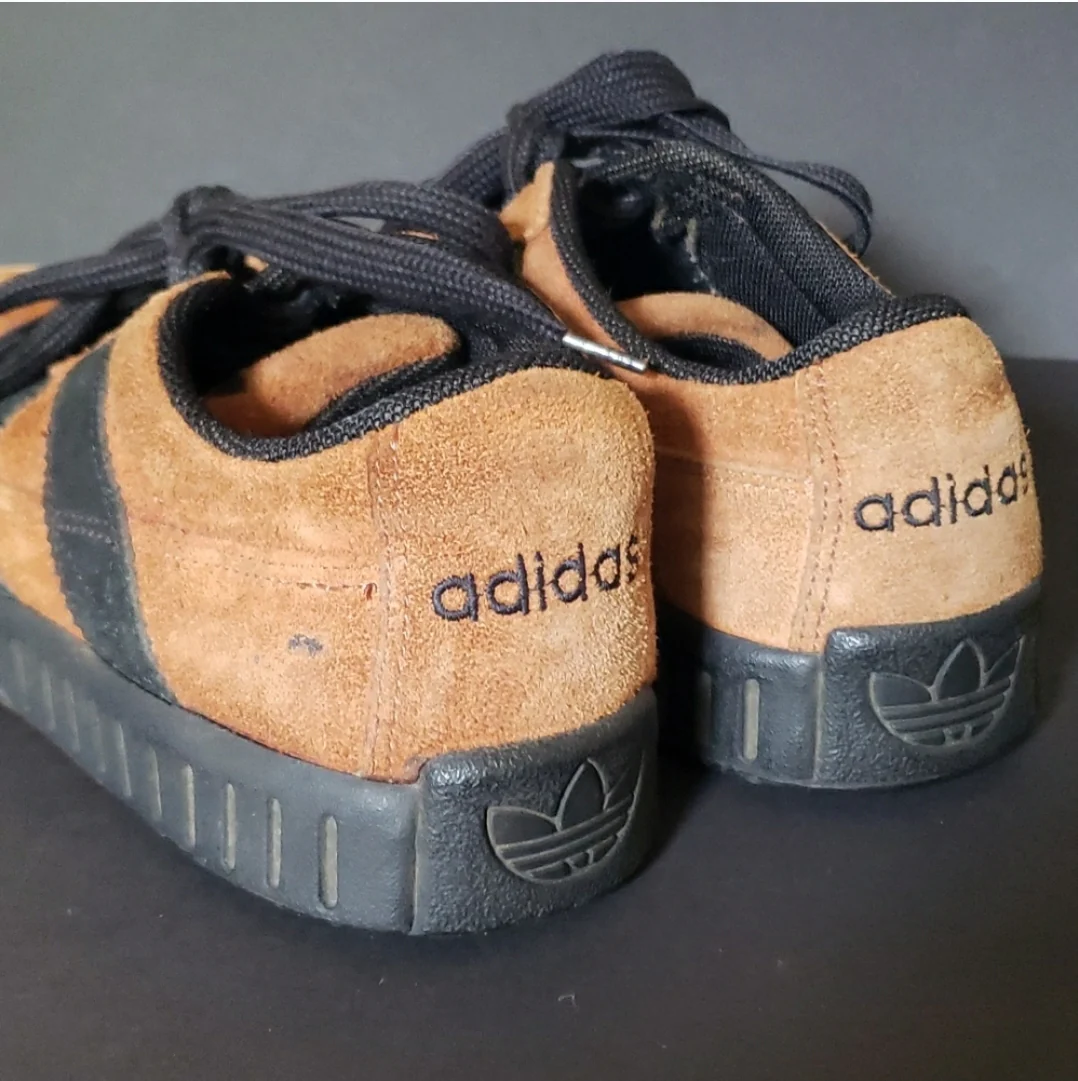 90s Norton 1995 Brown Suede Skater Skatboarding Shoes By Adidas - Image 4