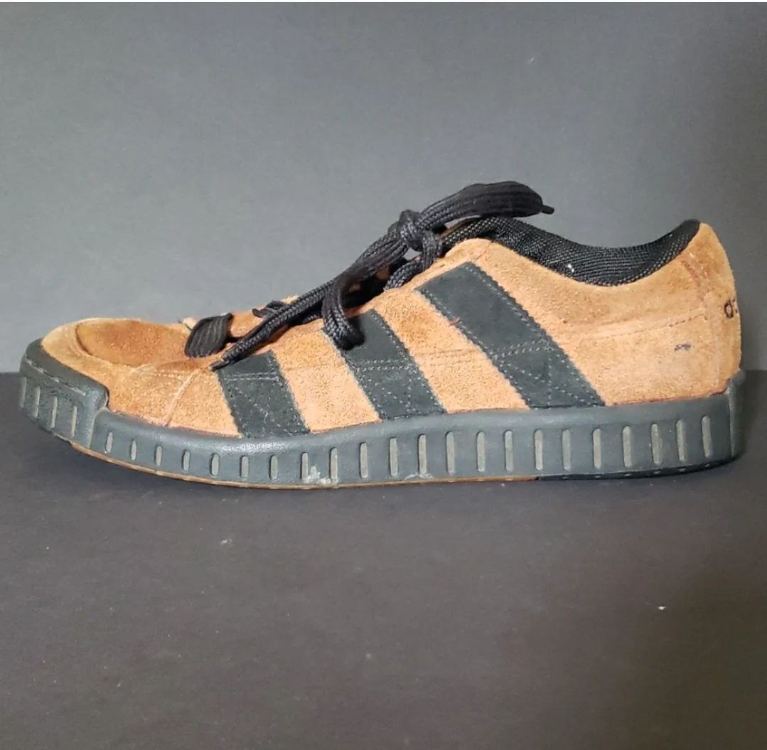 90s Norton 1995 Brown Suede Skater Skatboarding Shoes By Adidas - Image 9
