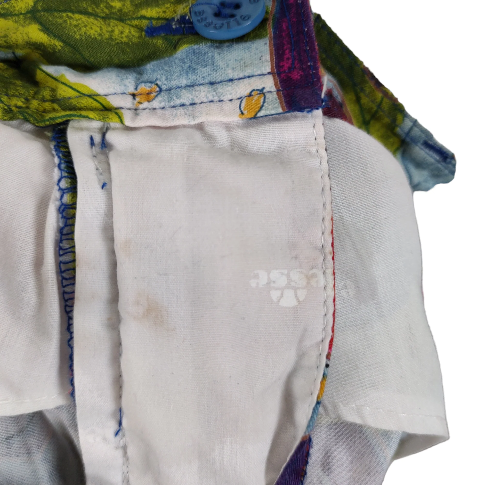 90s Novelty Fruit Print High Rise Shorts Relaxed Fit By Ellesse - Image 10