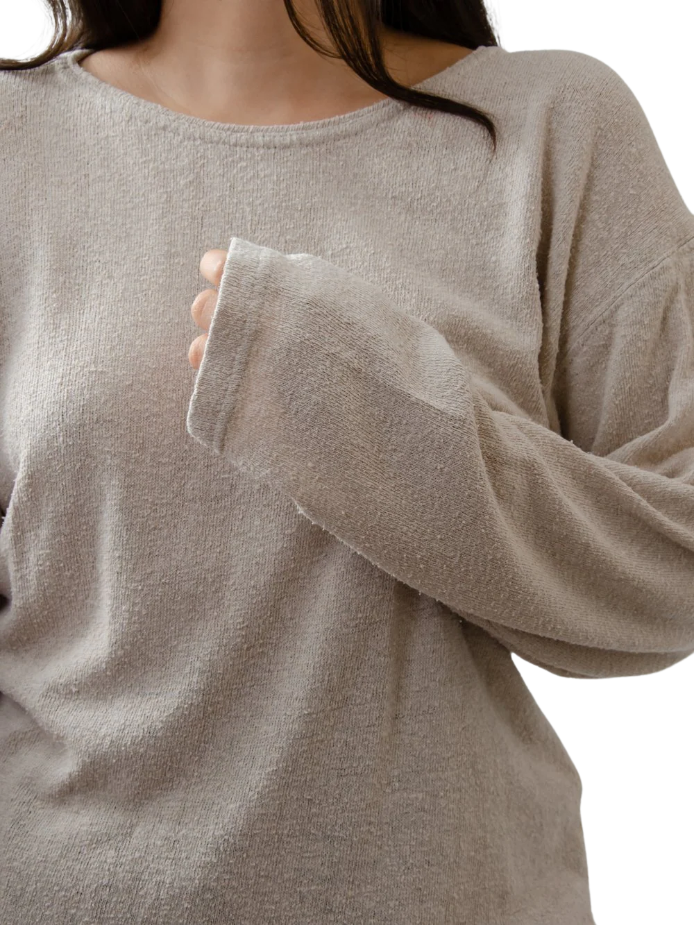 90s Nubby Silk Noil Tee