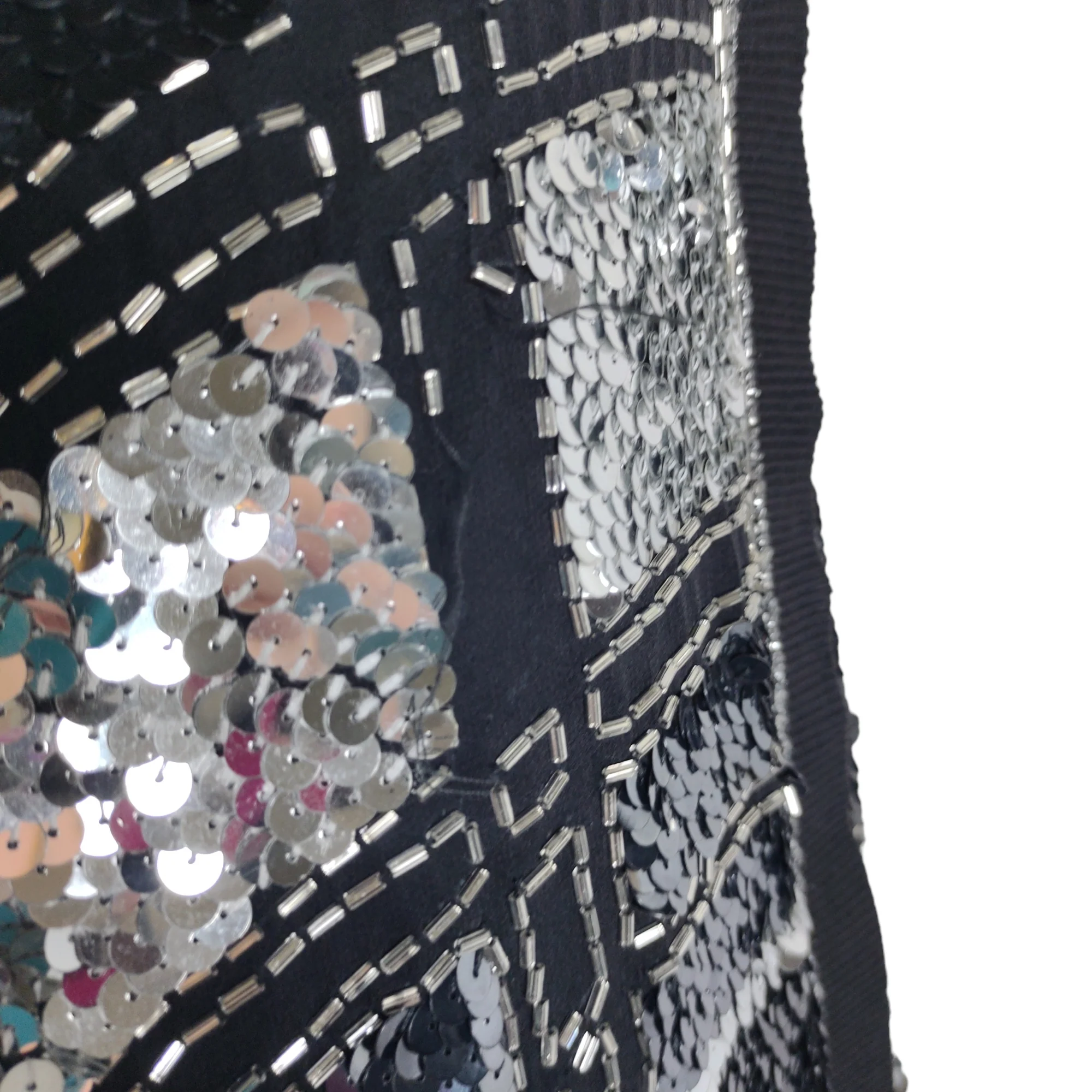 90s Plaid Sequin Long Sleeve Jacket Coatigan - Image 7
