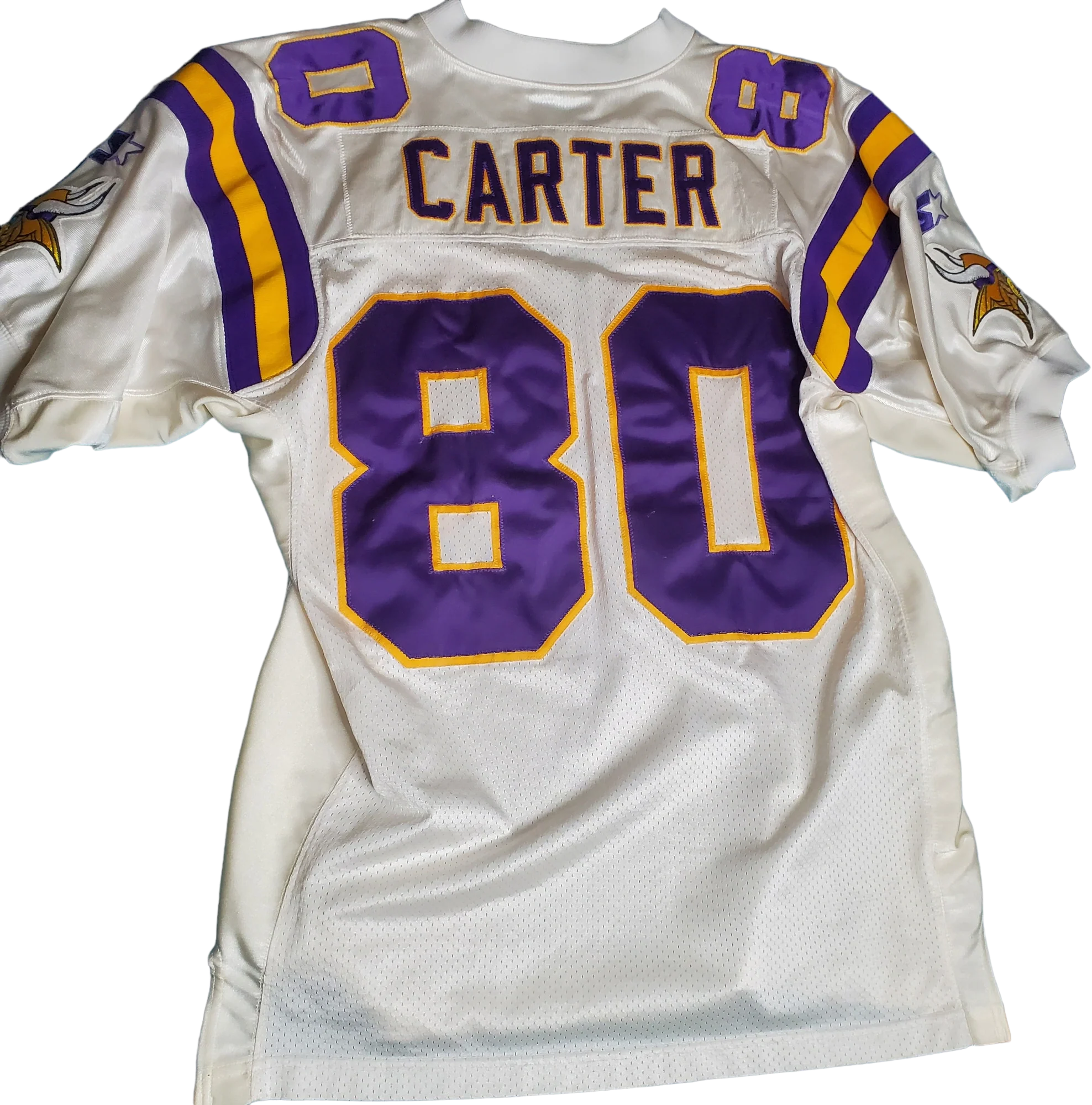 90s Players Inc Cris Carter Minnesota Vikings Jersey By Starter - Image 2