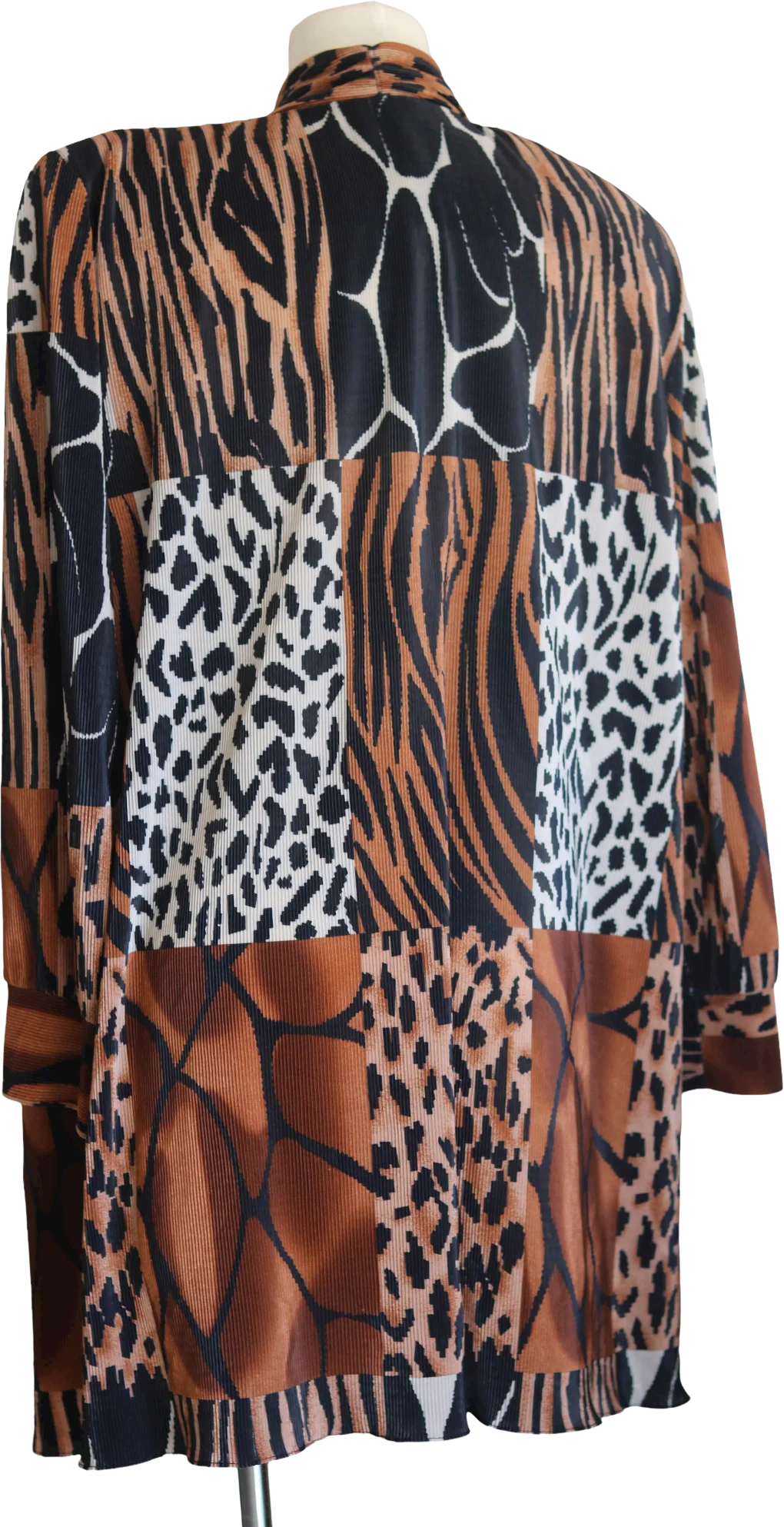 90s Plus Size Animal Print Duster - Image 2