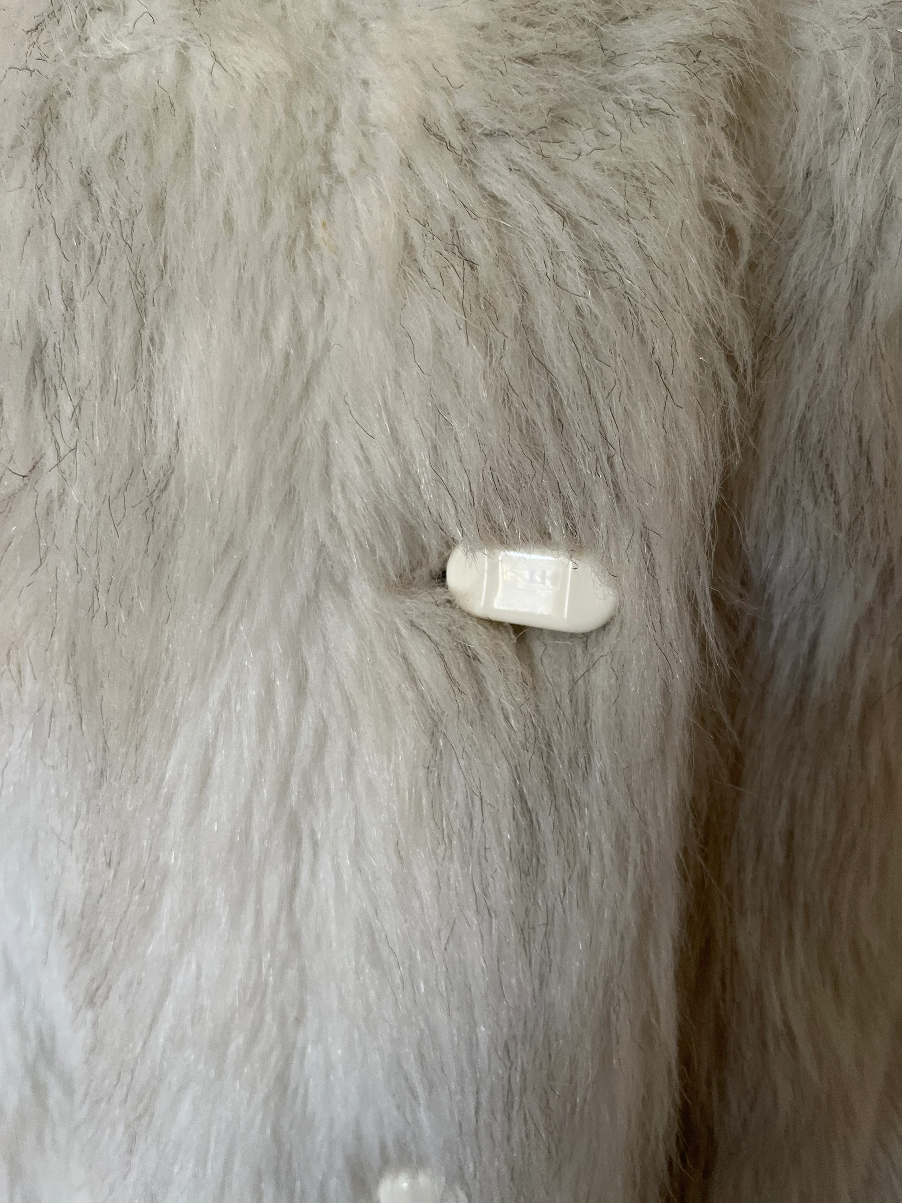 90s Preppy Faux Fur Long Winter Coat By Silver Unicorn - Image 6