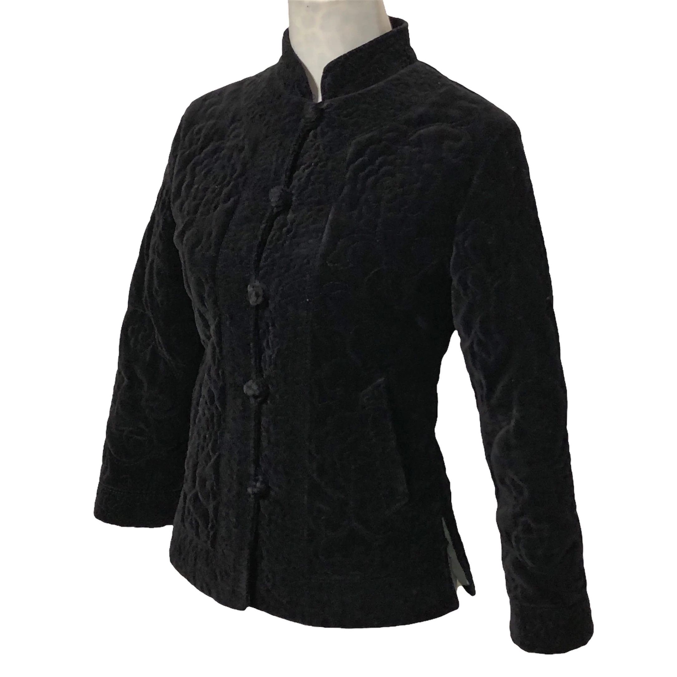 90s Quilted Velvet Fei Jacket By Anthropologie - Image 8