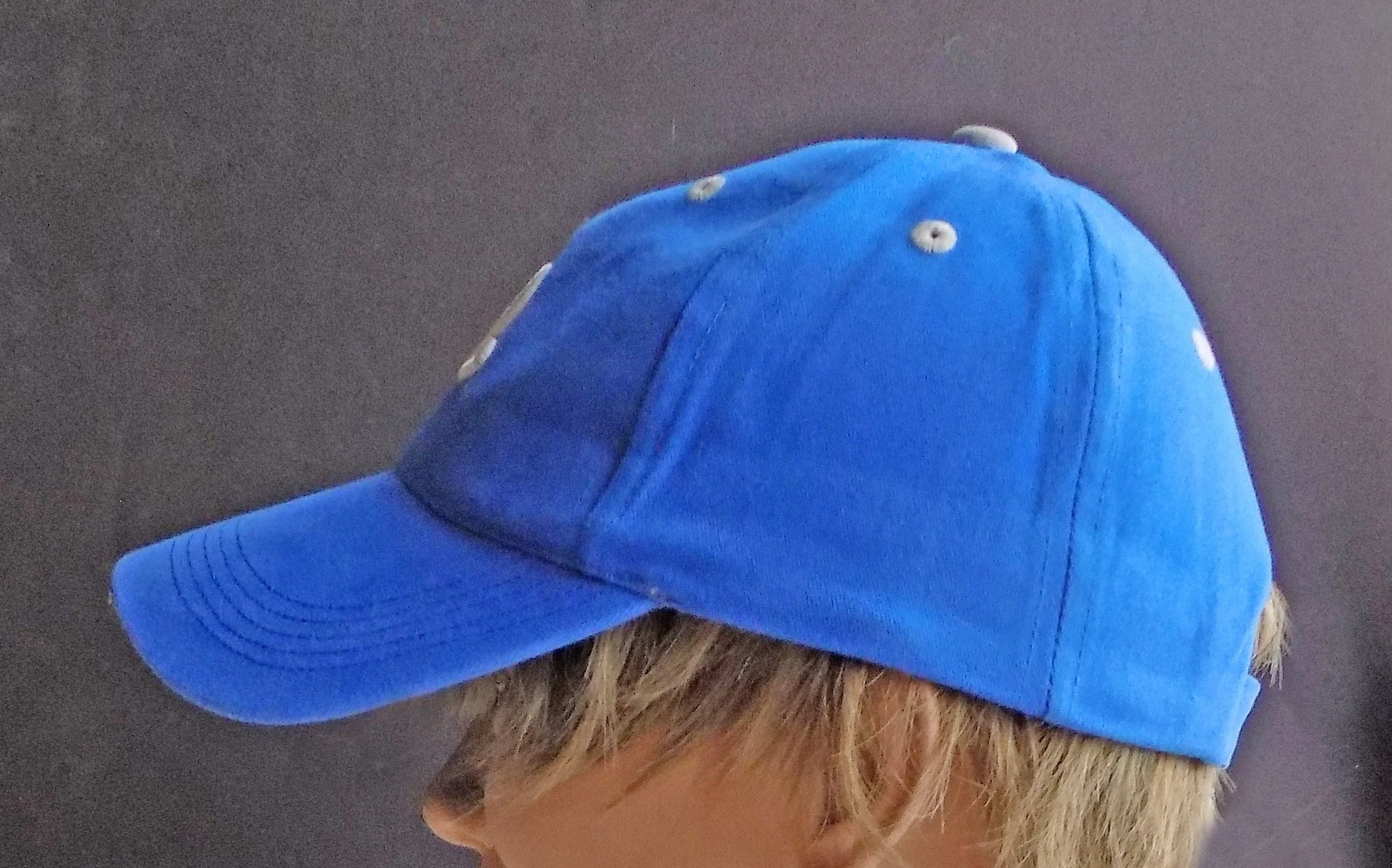 90s Rare Blue Playstation Promo Baseball Cap Gamer Advertising Collectible Unisex Hat Cap - Image 9