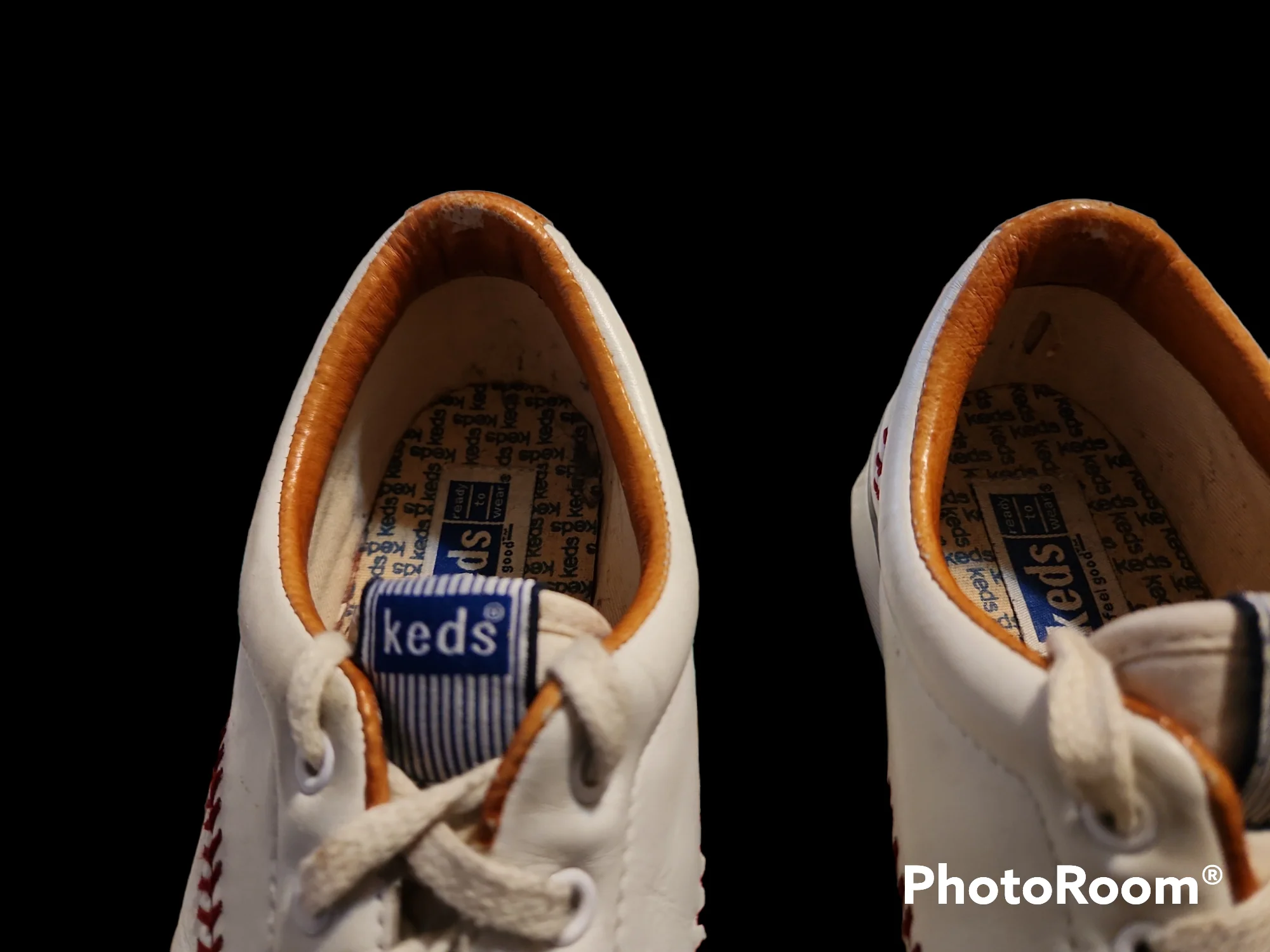 90s Red White Blue Baseball Stitched Sneakers By Keds - Image 4
