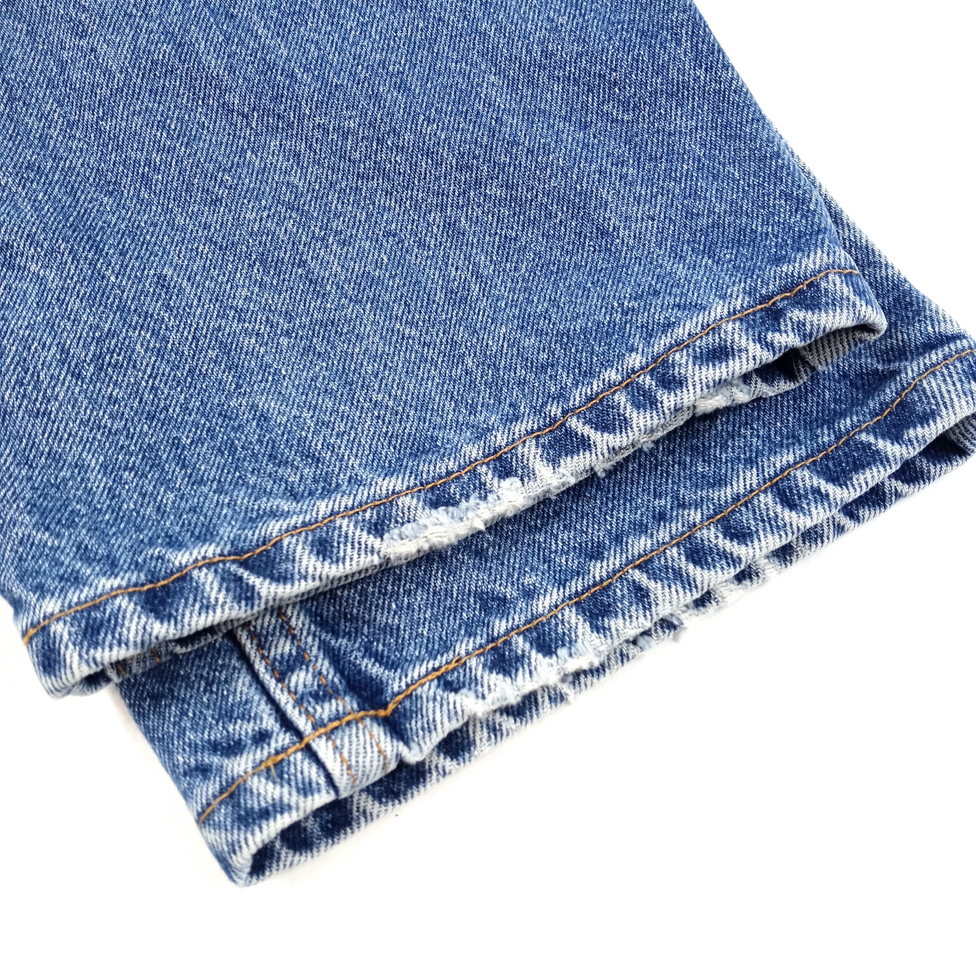 90s Relaxed Fit Faded Blue Cotton Mom Jeans by LL Bean - Image 9