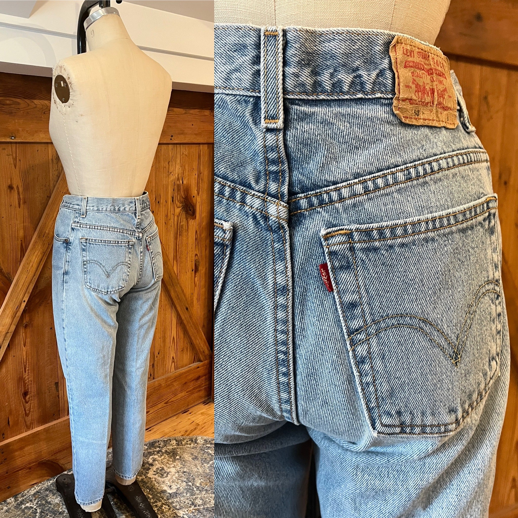 90s Relaxed Tapered Leg Levis 550 Boyfriend Jeans By Levis - Image 5