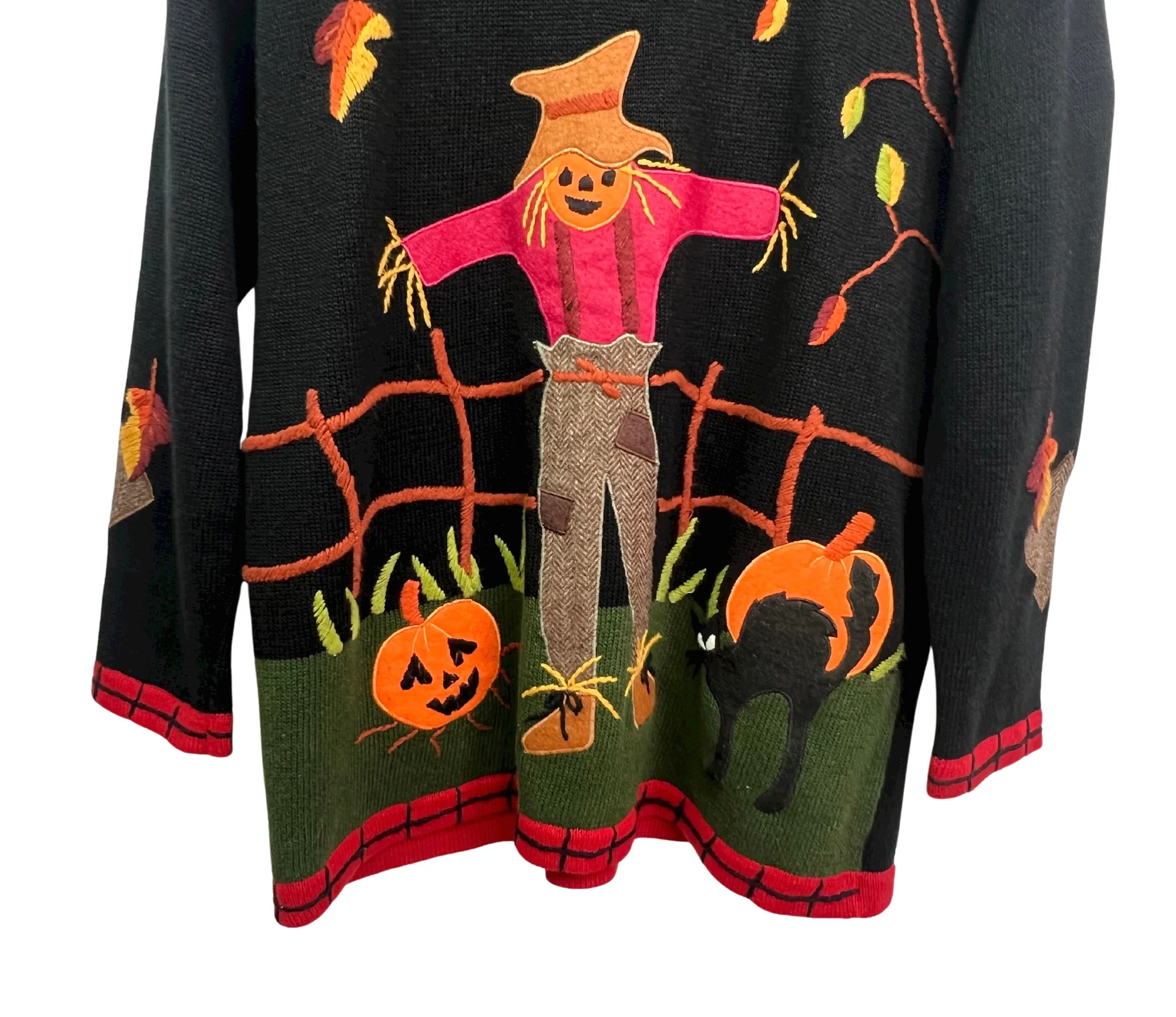 90s Scarecrow Fall Tweed Chunky Mockneck Sweater By Arriviste - Image 7