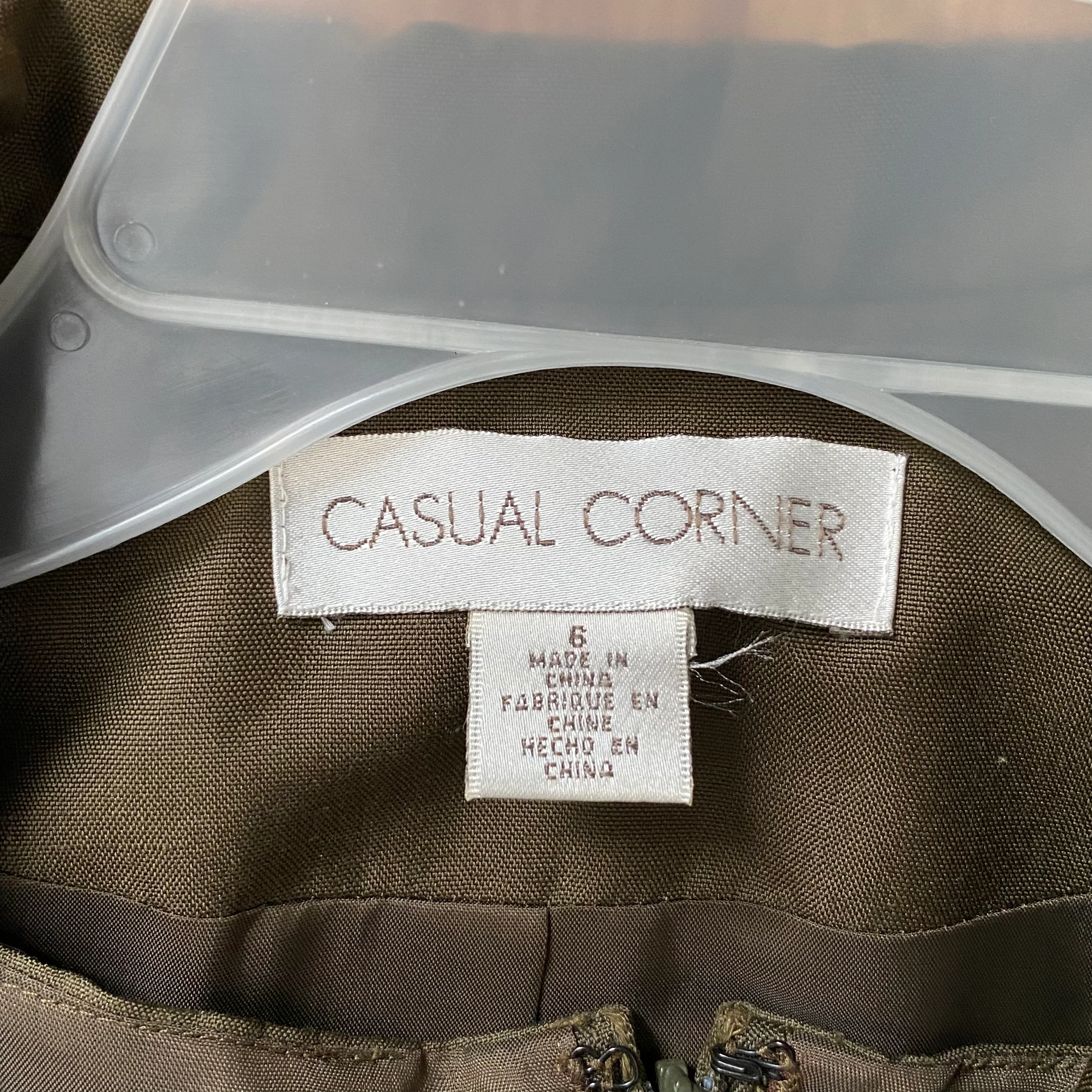 90s Silk Blazer And Sheath Dress By Casual Corner - Image 13