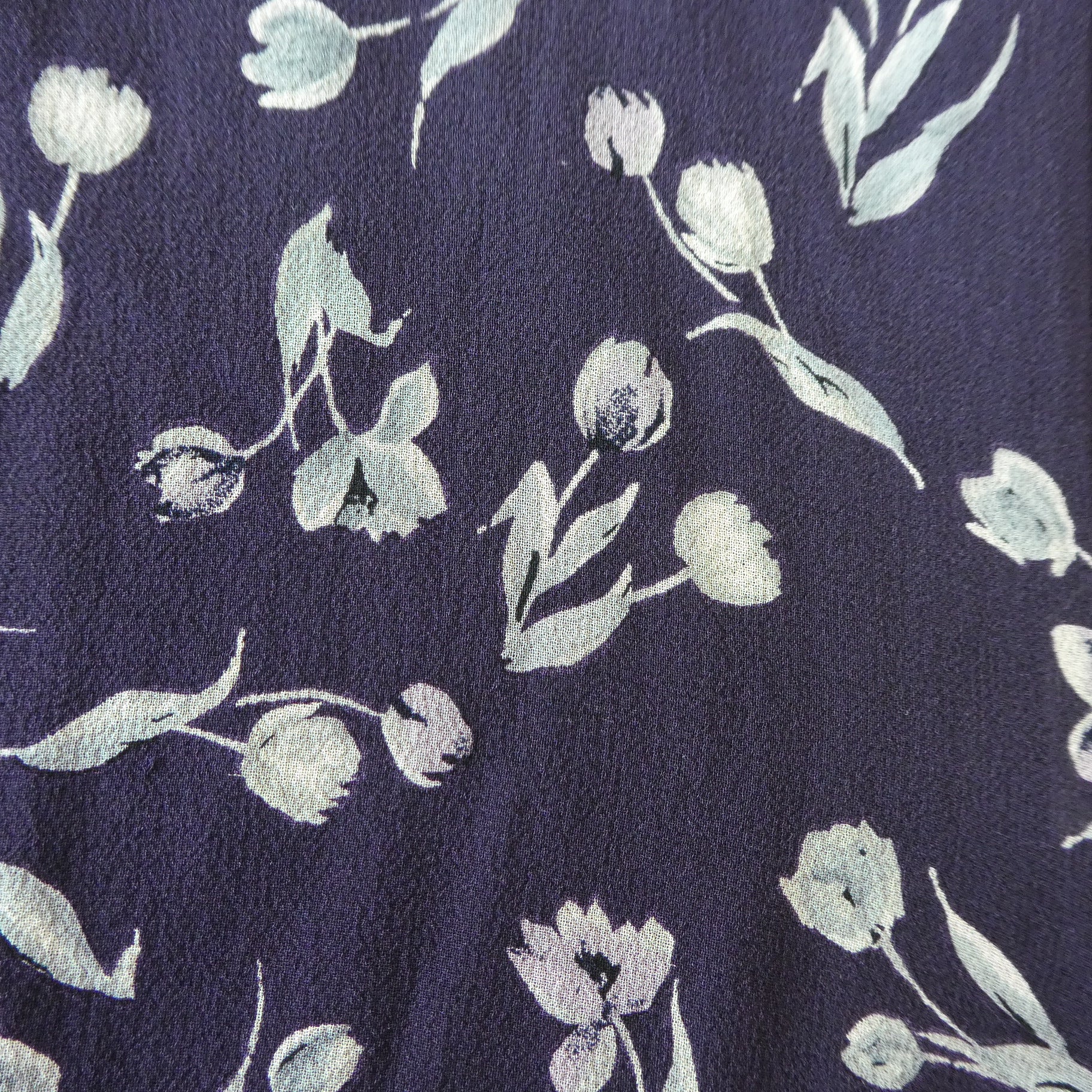 90s Silk Floral Midi Dress Trumpet Skirt 4 By Dana Buchman - Image 7