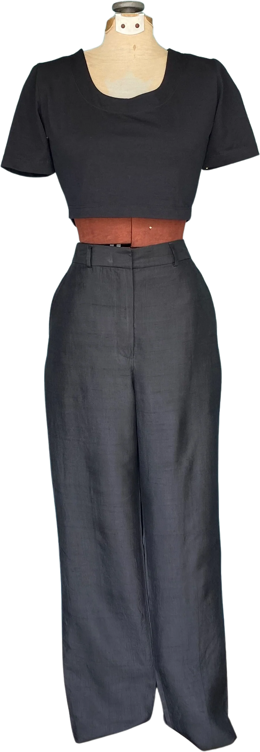 90s Silk Pants Black Dkny Womens Trousers 90s Pants By Donna Karan New York