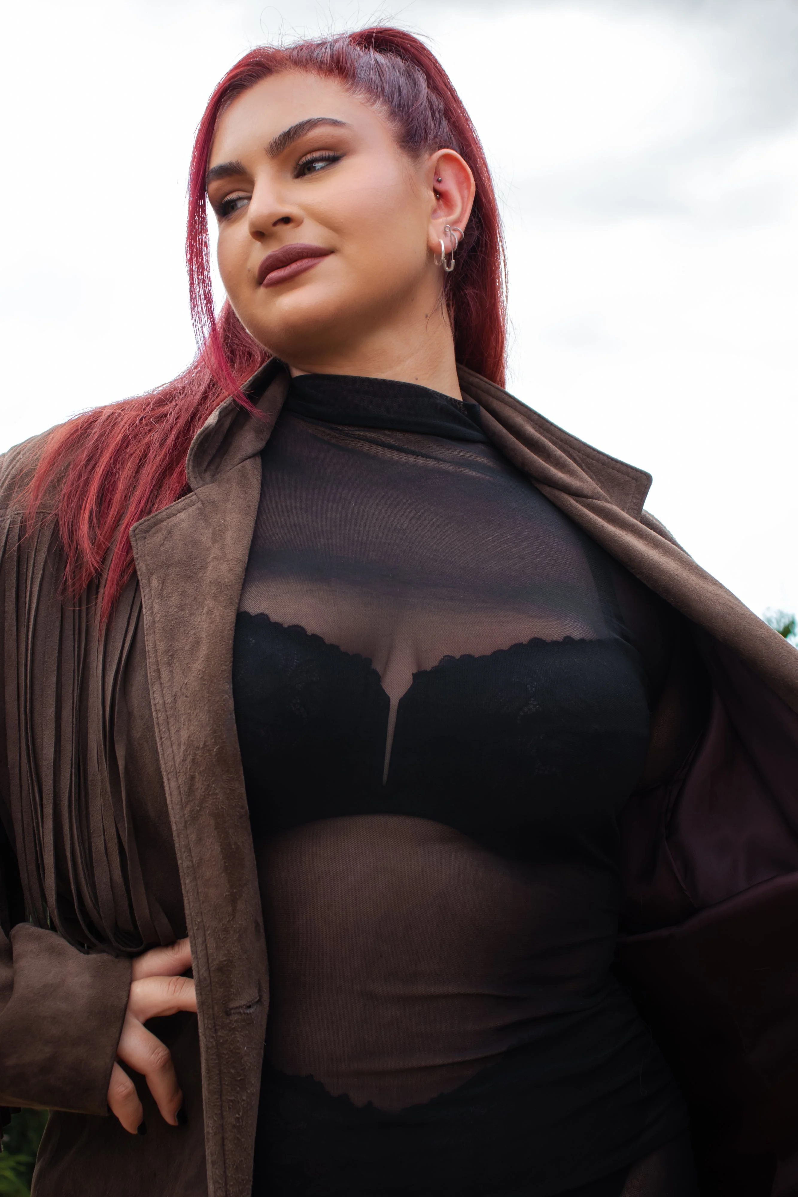 90s Soft Suede Fringed Jacket L/xl by Arrow - Image 11