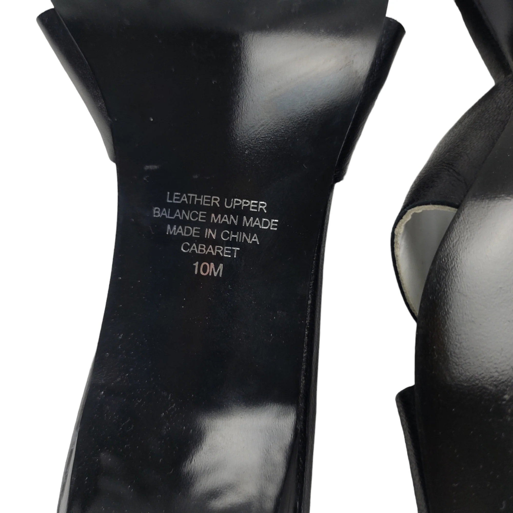 90s Square Toe Chunky Heel Leather Sandals By Jennifer Moore - Image 10