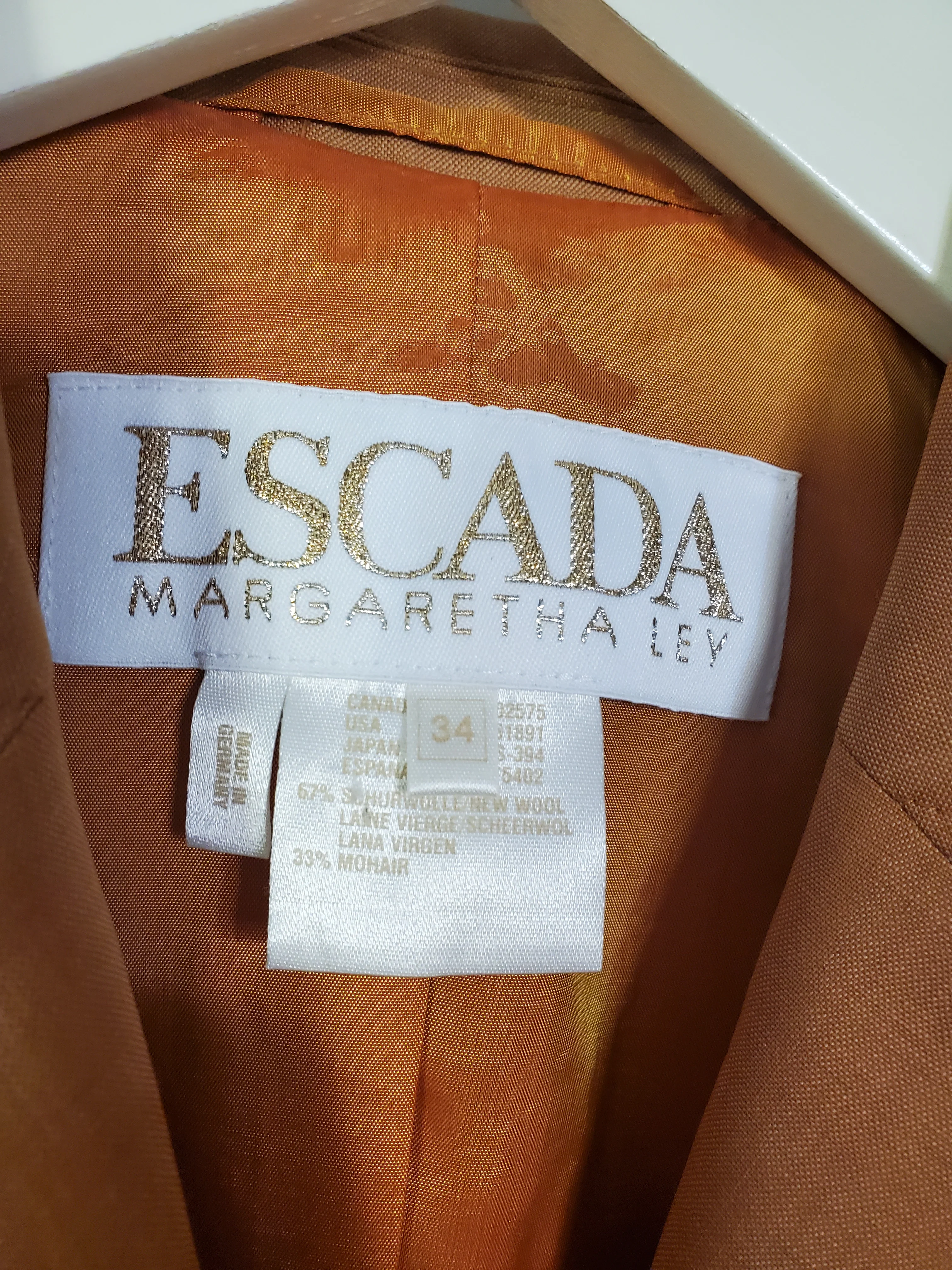 90s Tailored Blazer By Escada - Image 5
