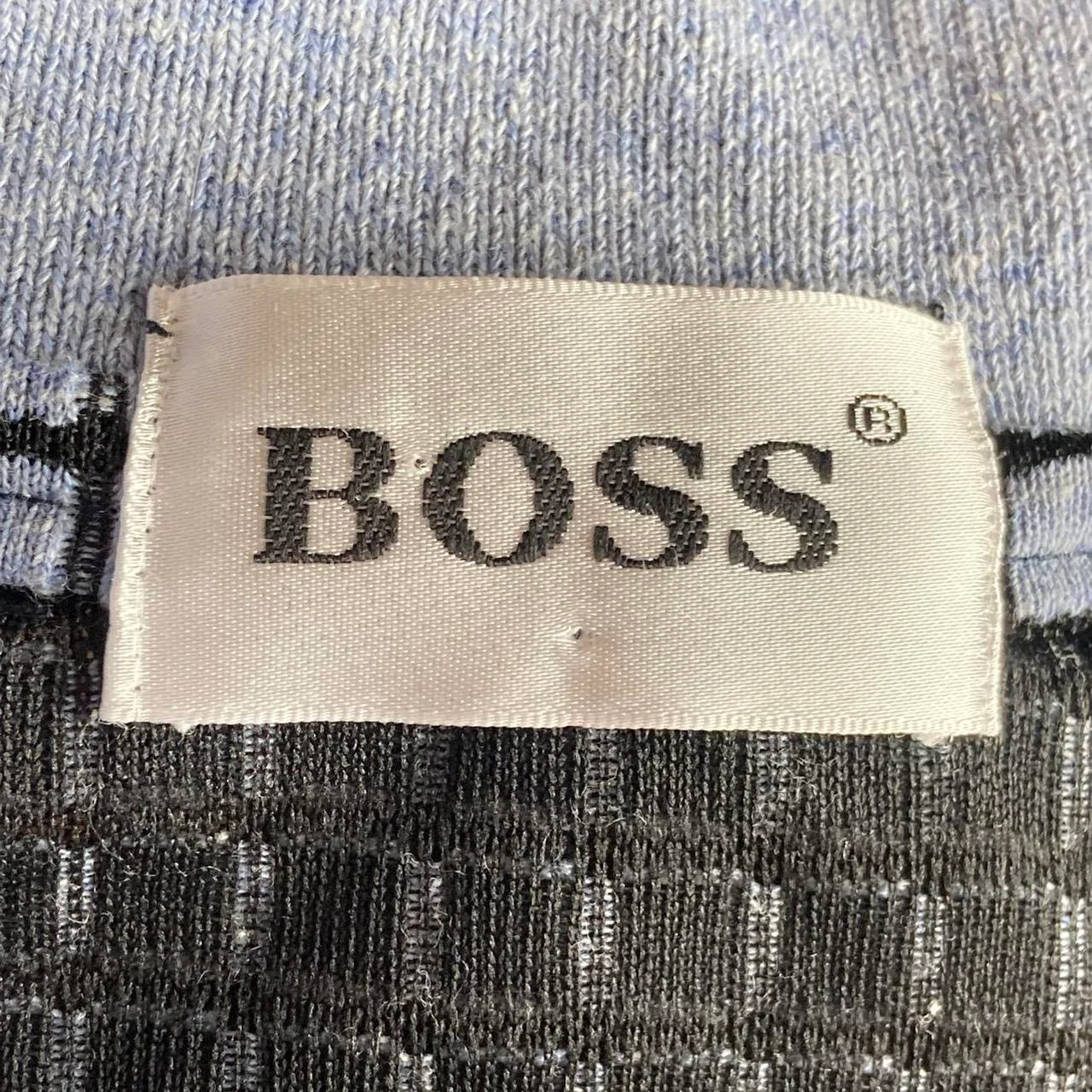 90s Texturized Blocks Polo By Boss - Image 3