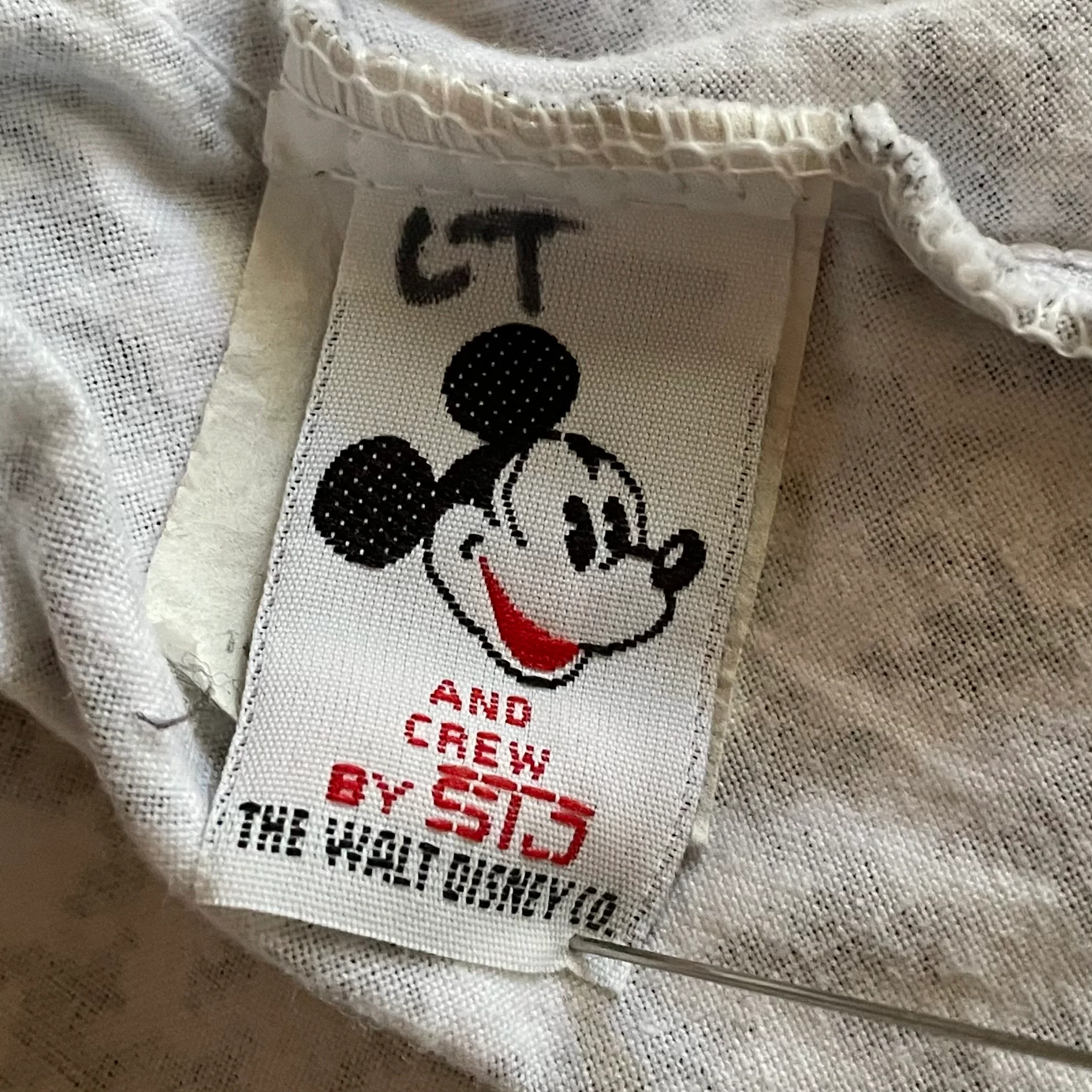 90s Toddler Minnie Mouse Pinafore Overall Dress 4t 3t By Mickey and Crew - Image 7