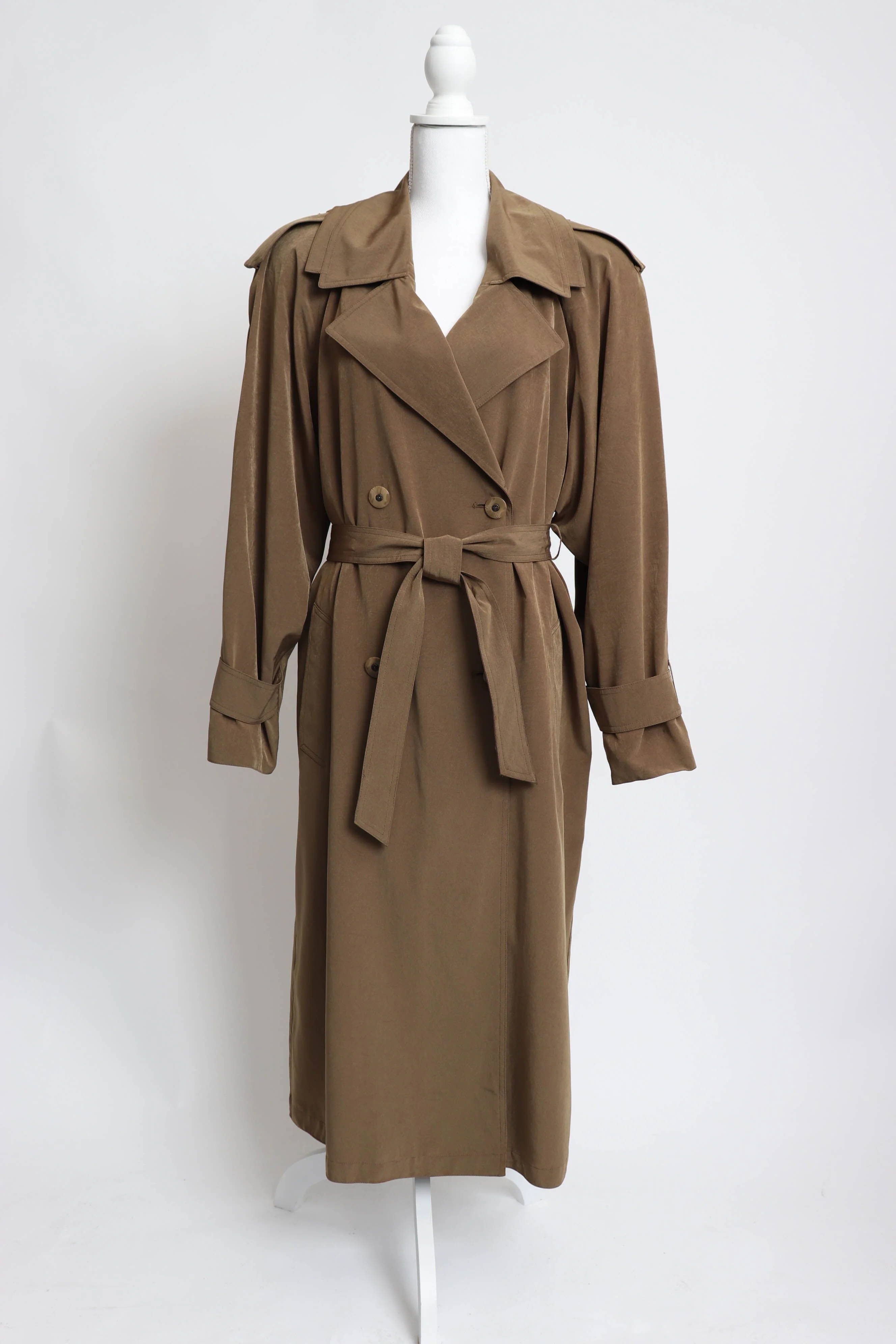 90s Trench Coat L/xl by Neiman Marcus - Image 9