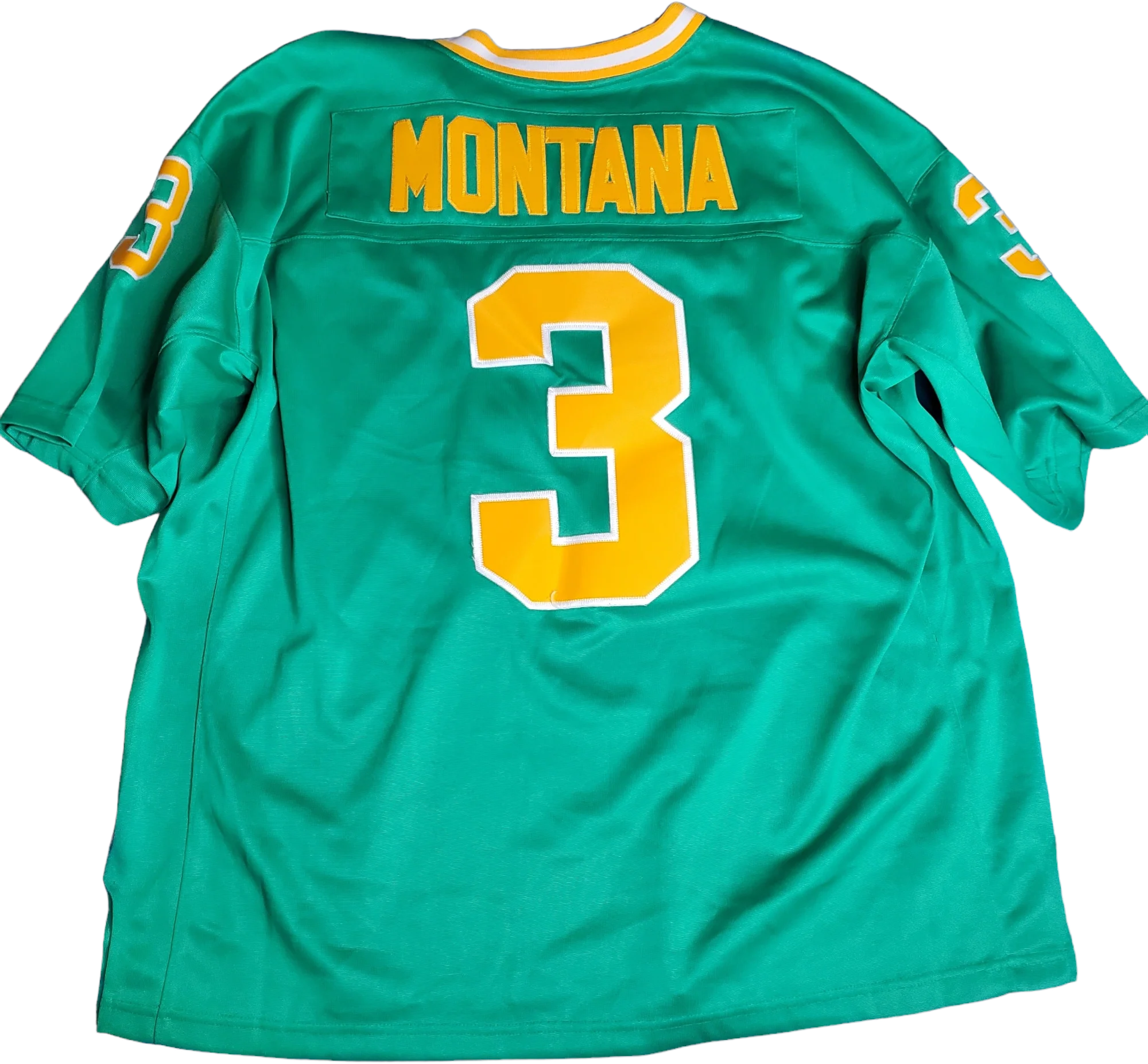 90s True School Joe Montana Notre Dame Football Jersey By Adidas - Image 2